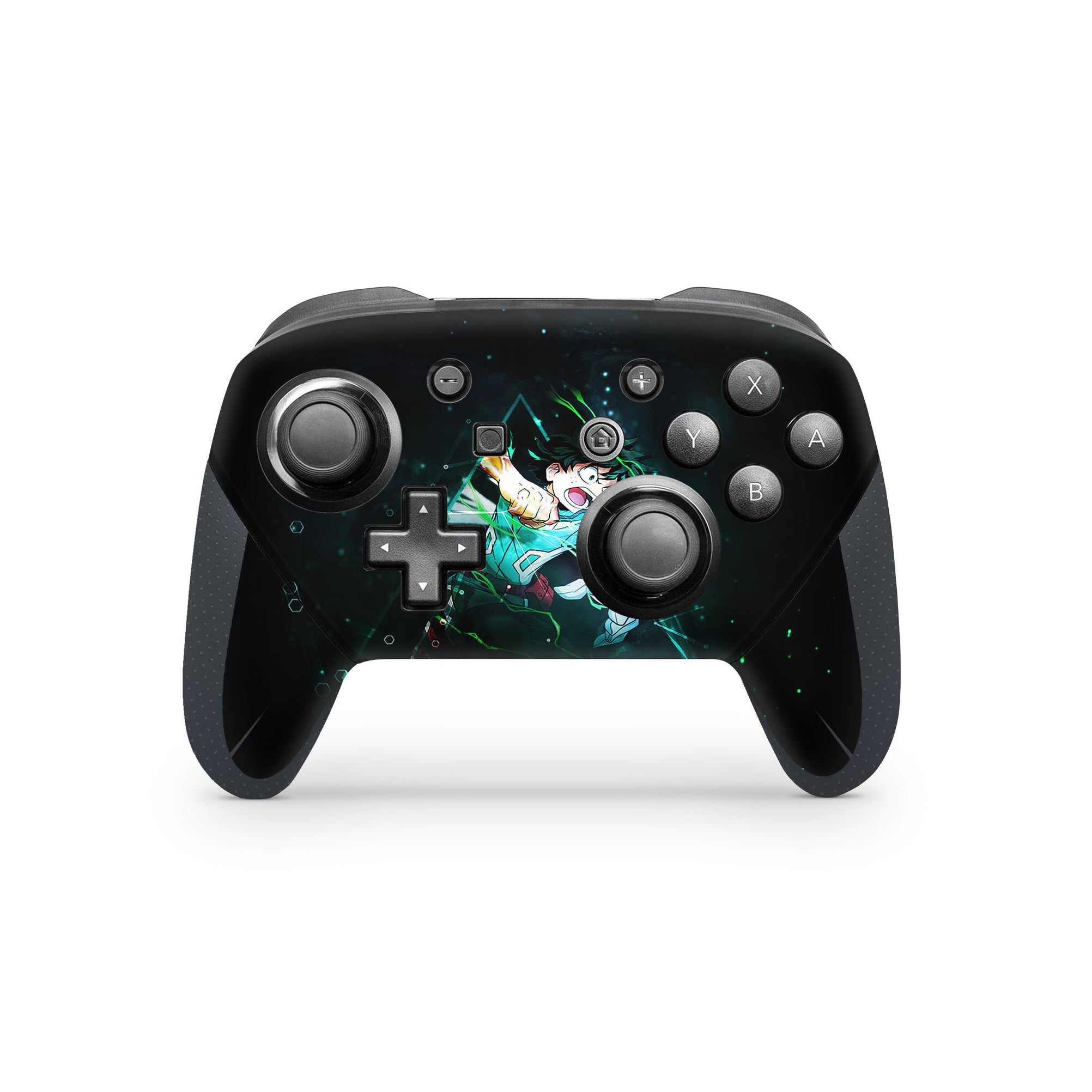 A video game skin featuring a Deku's Journey 2 design for the Nintendo Switch Pro Controller.