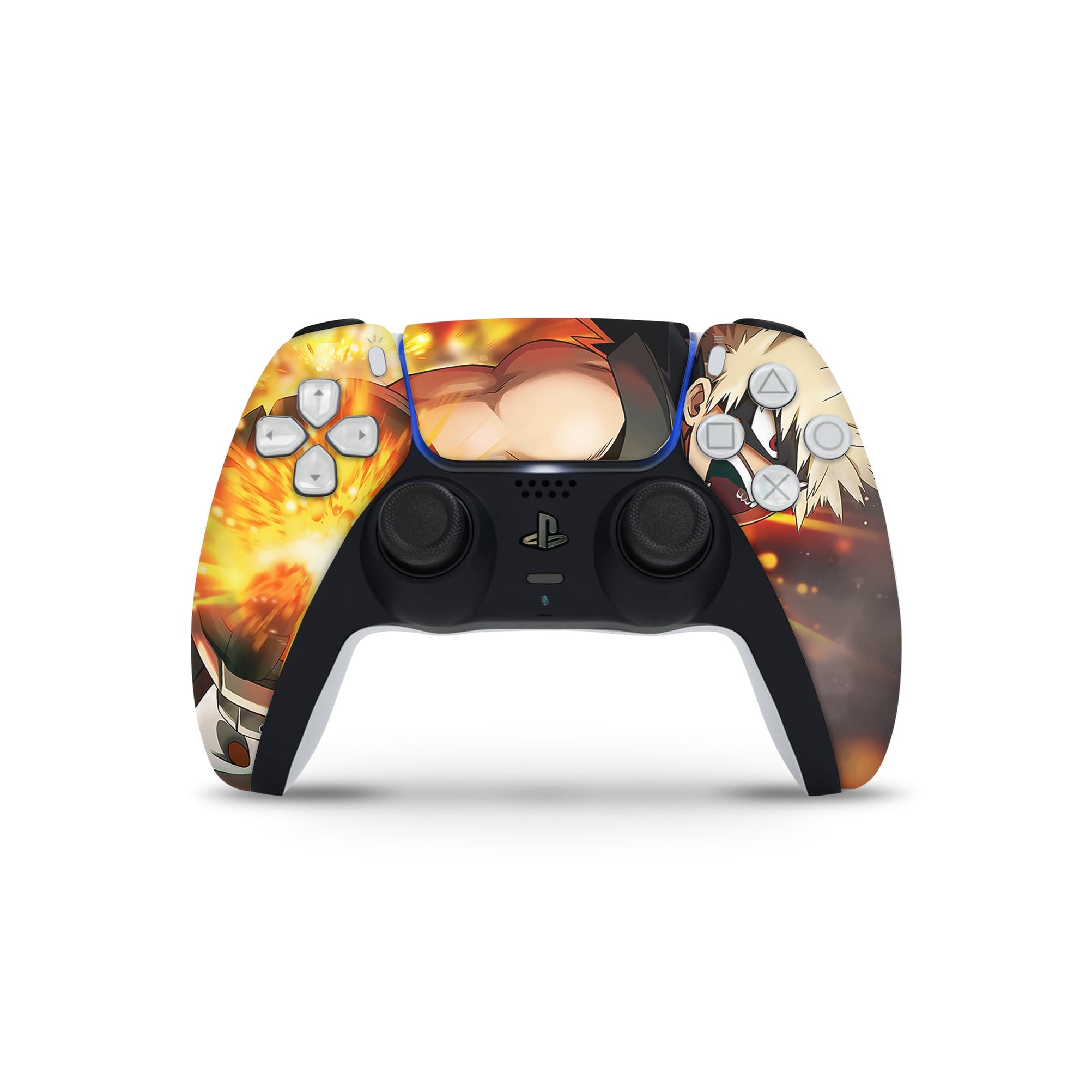 A video game skin featuring a Explosive Force 1 design for the PS5 Controller.