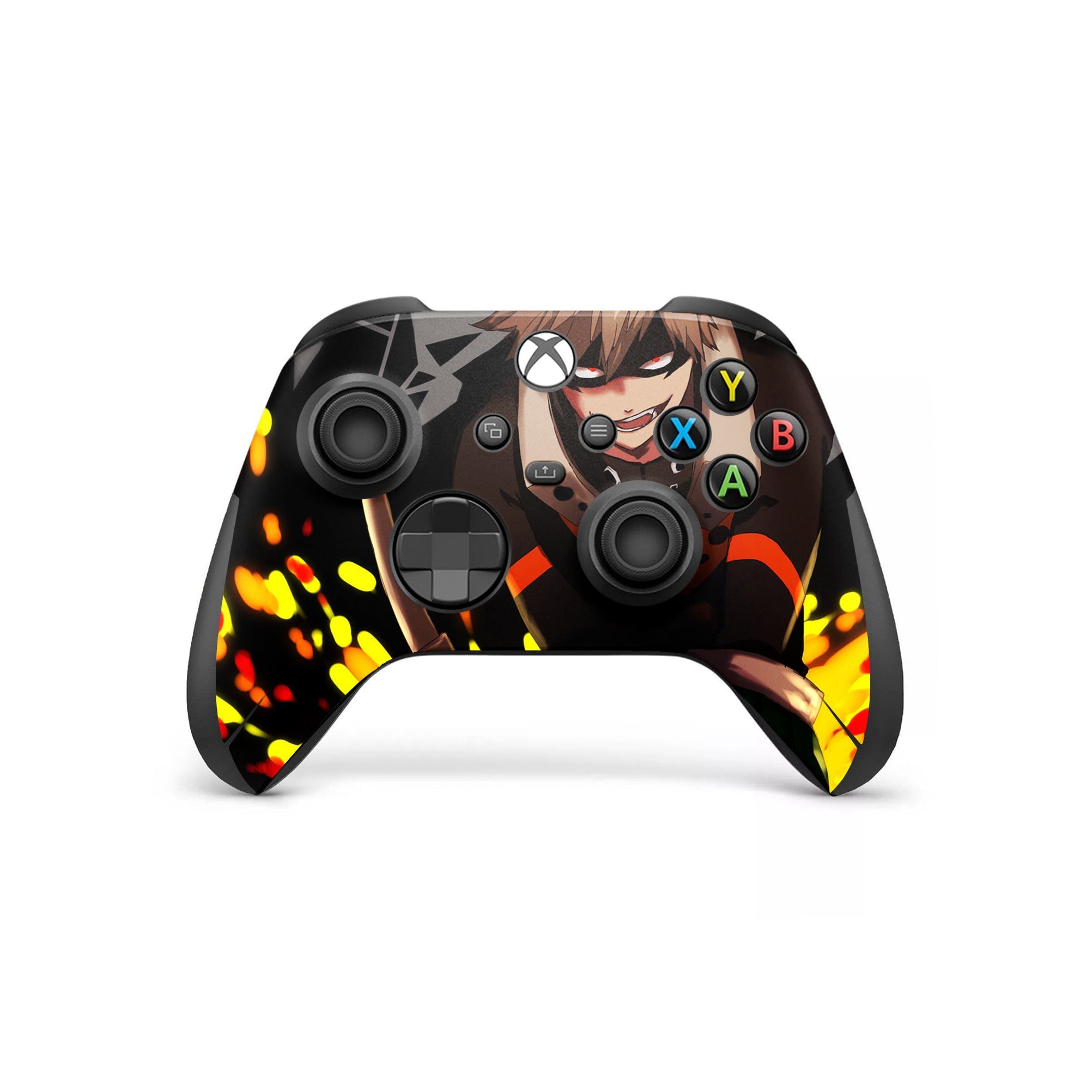 A video game skin featuring a Explosive Force 3 design for the Xbox Series X Controller.