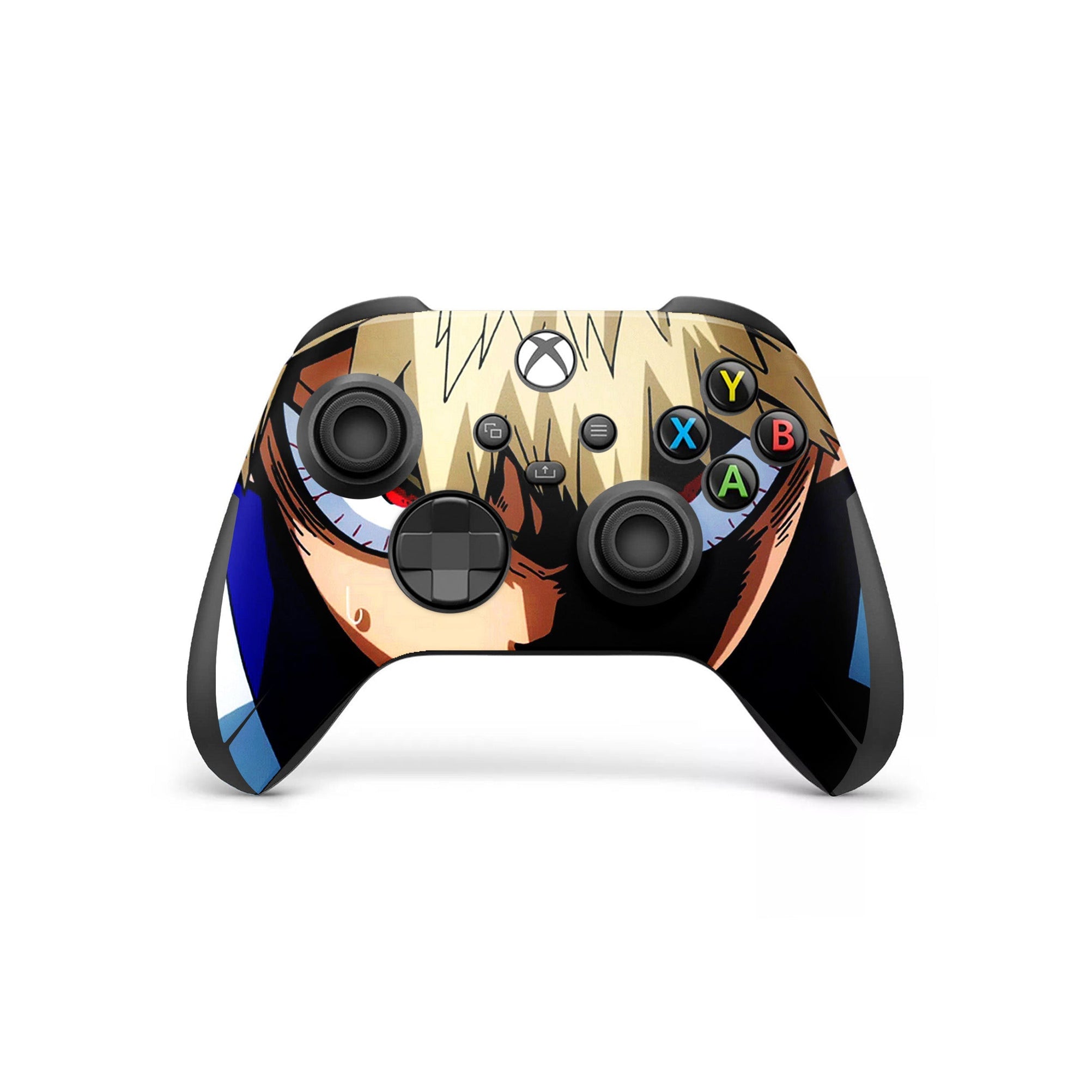 A video game skin featuring a Explosive Force 4 design for the Xbox Series X Controller.