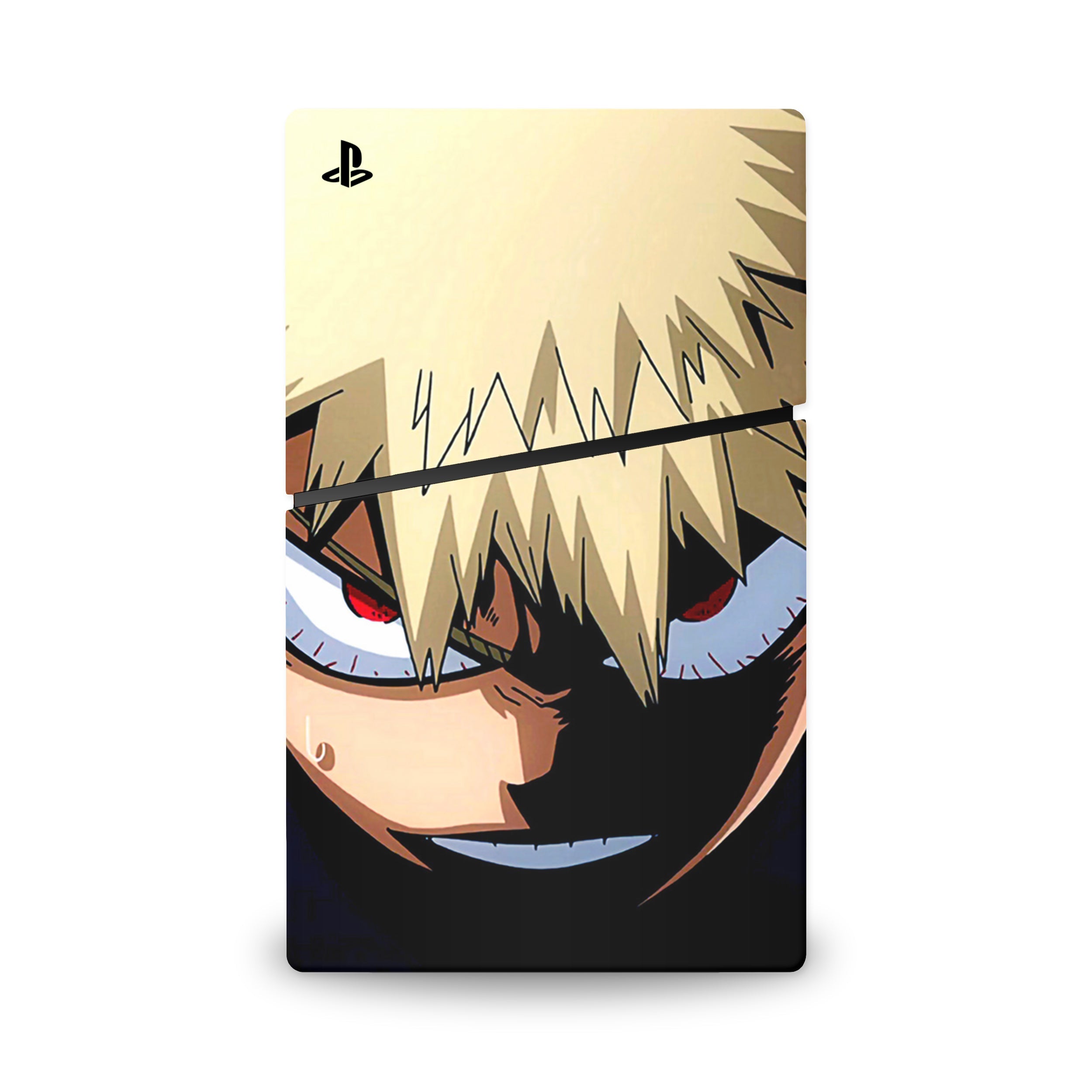 Anime-inspired, The Human Explosion decal for PS5 Slim Digital - Volcanic Combat Champion Edition