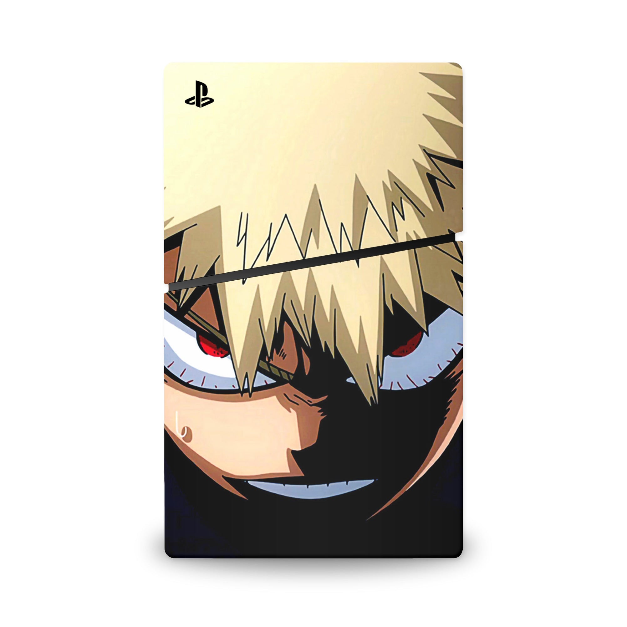 A video game skin featuring a Explosive Force 4 design for the PS5 Slim Digital.