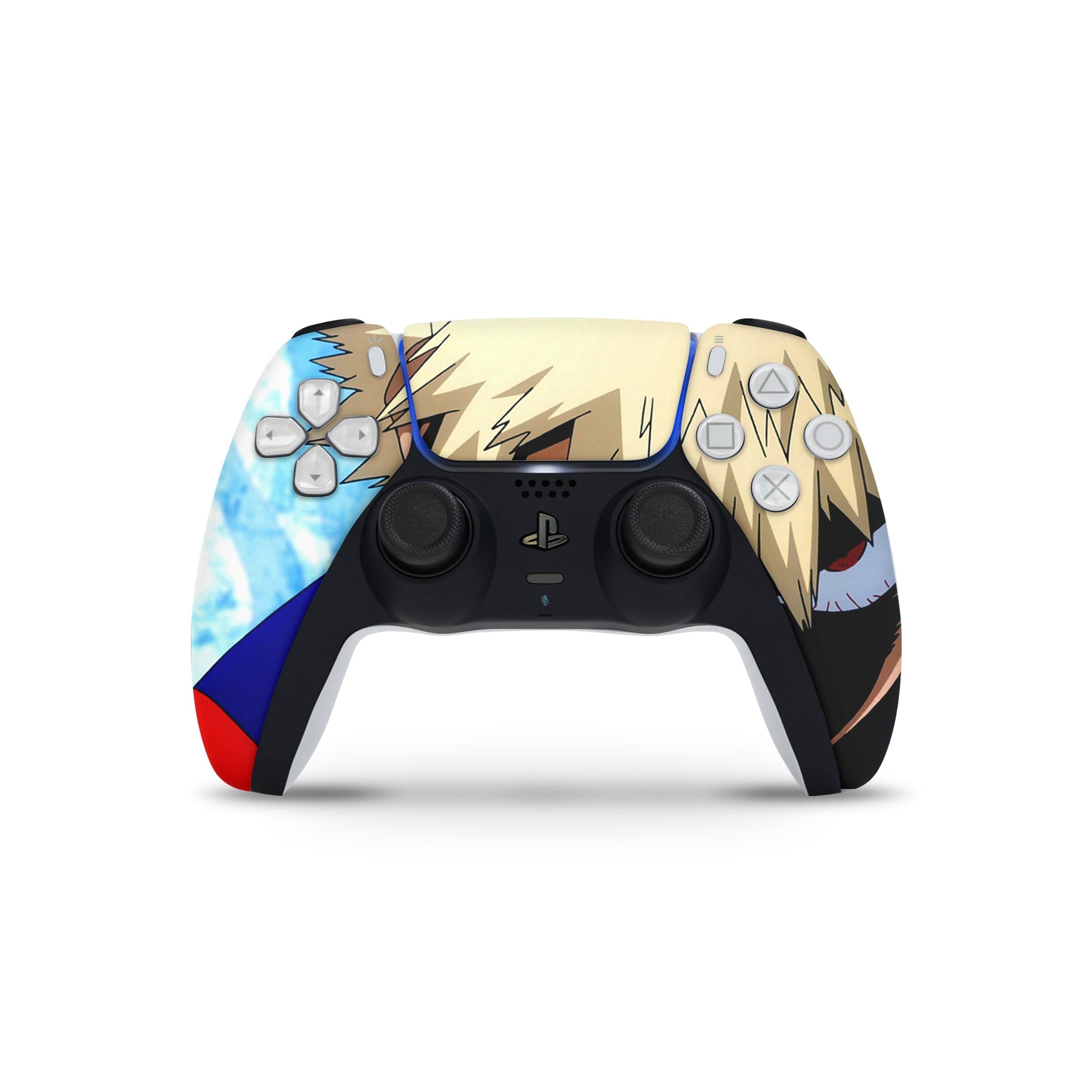 A video game skin featuring a Explosive Force 4 design for the PS5 Controller.