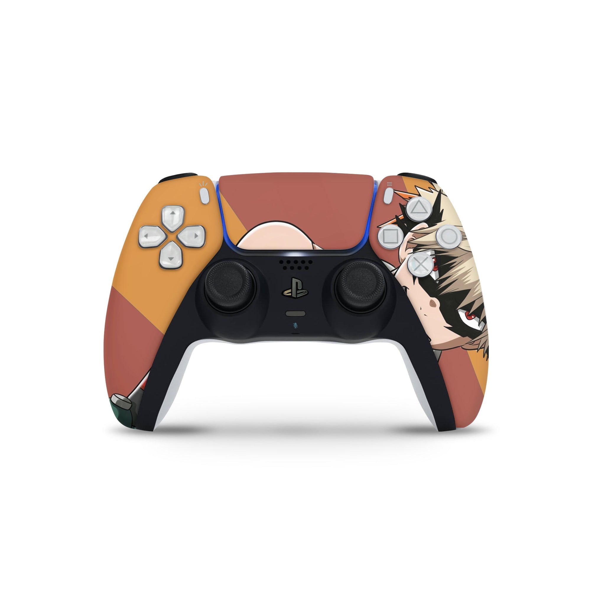 A video game skin featuring a Explosive Force 5 design for the PS5 Controller.