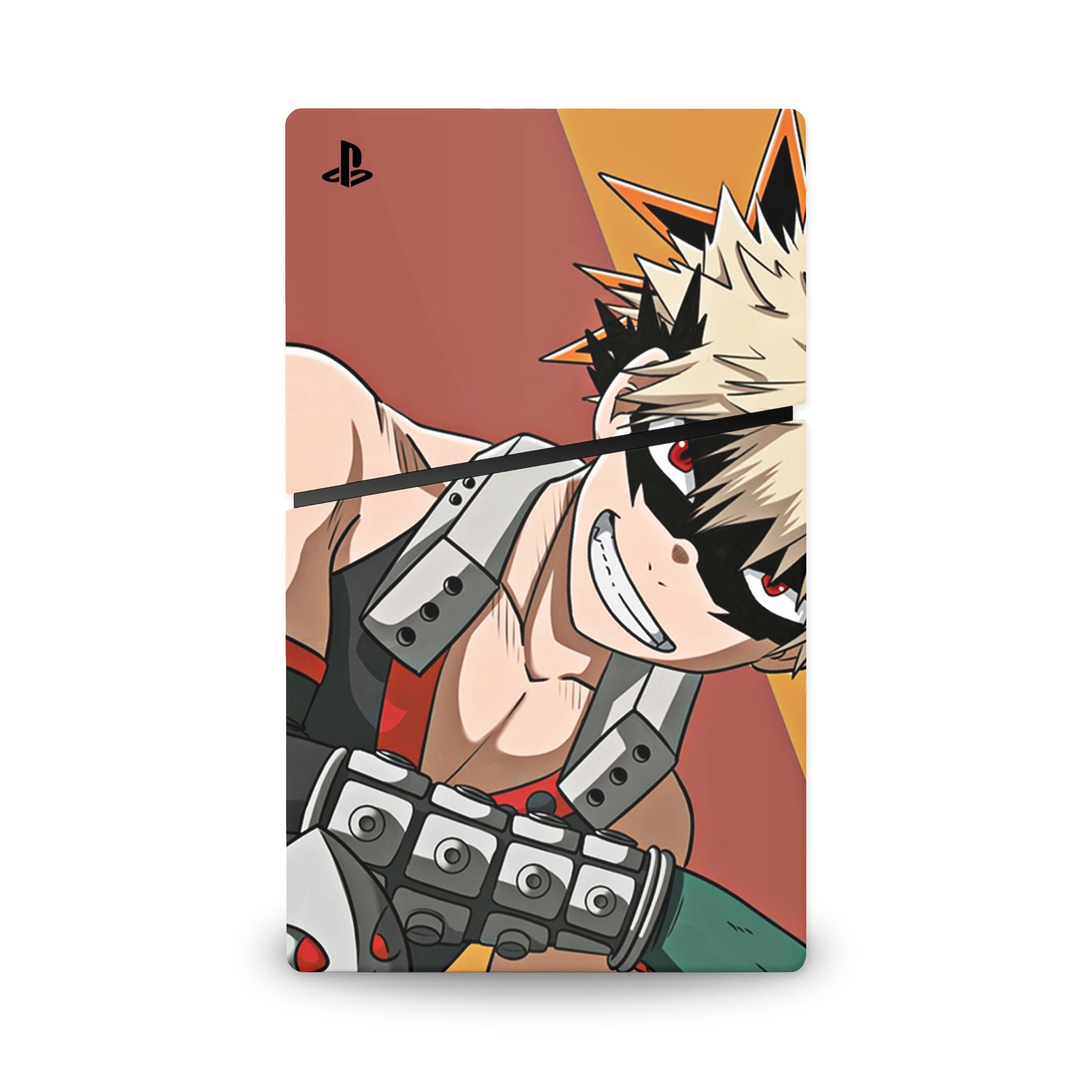 A video game skin featuring a Explosive Force 5 design for the PS5 Slim Digital.