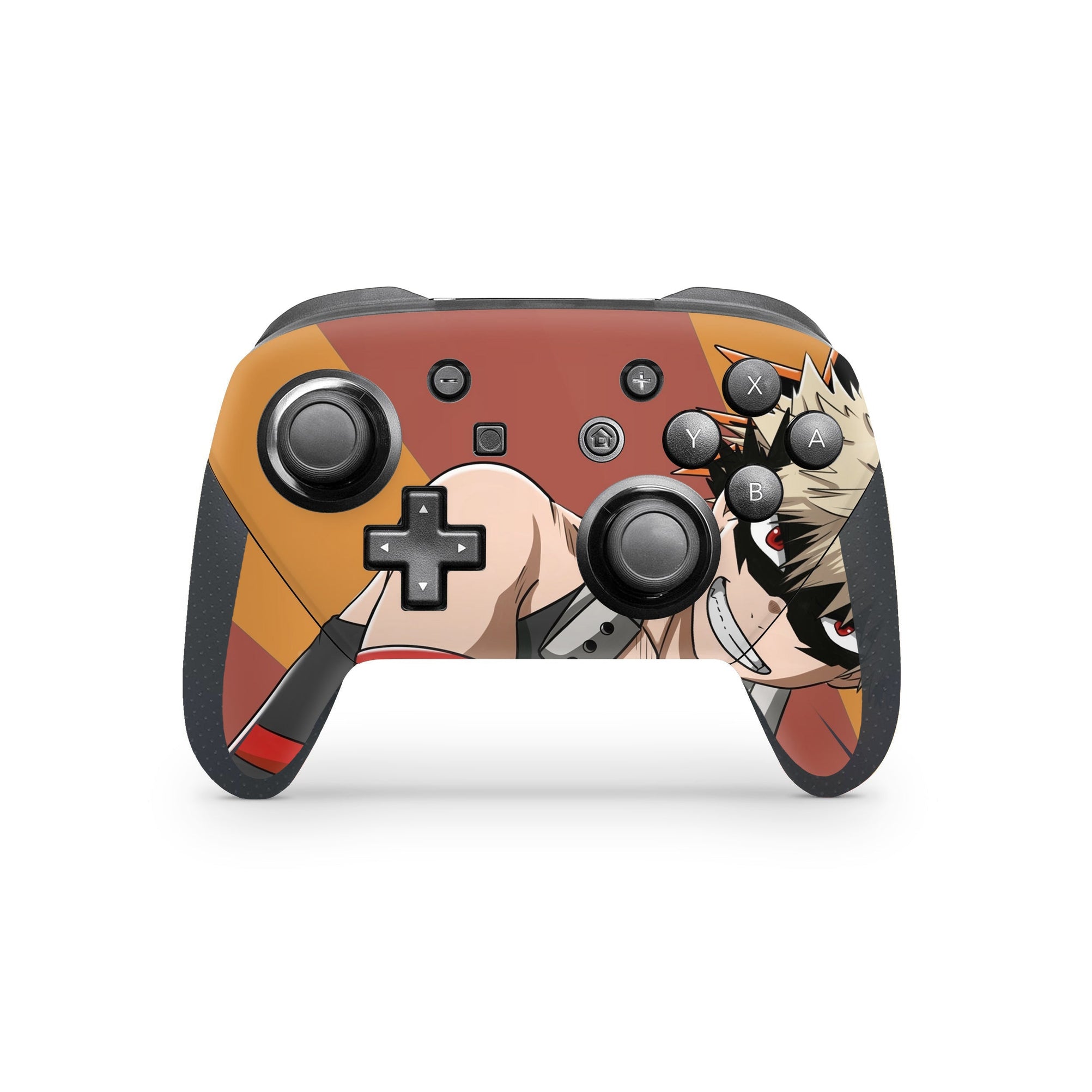 A video game skin featuring a Explosive Force 5 design for the Nintendo Switch Pro Controller.