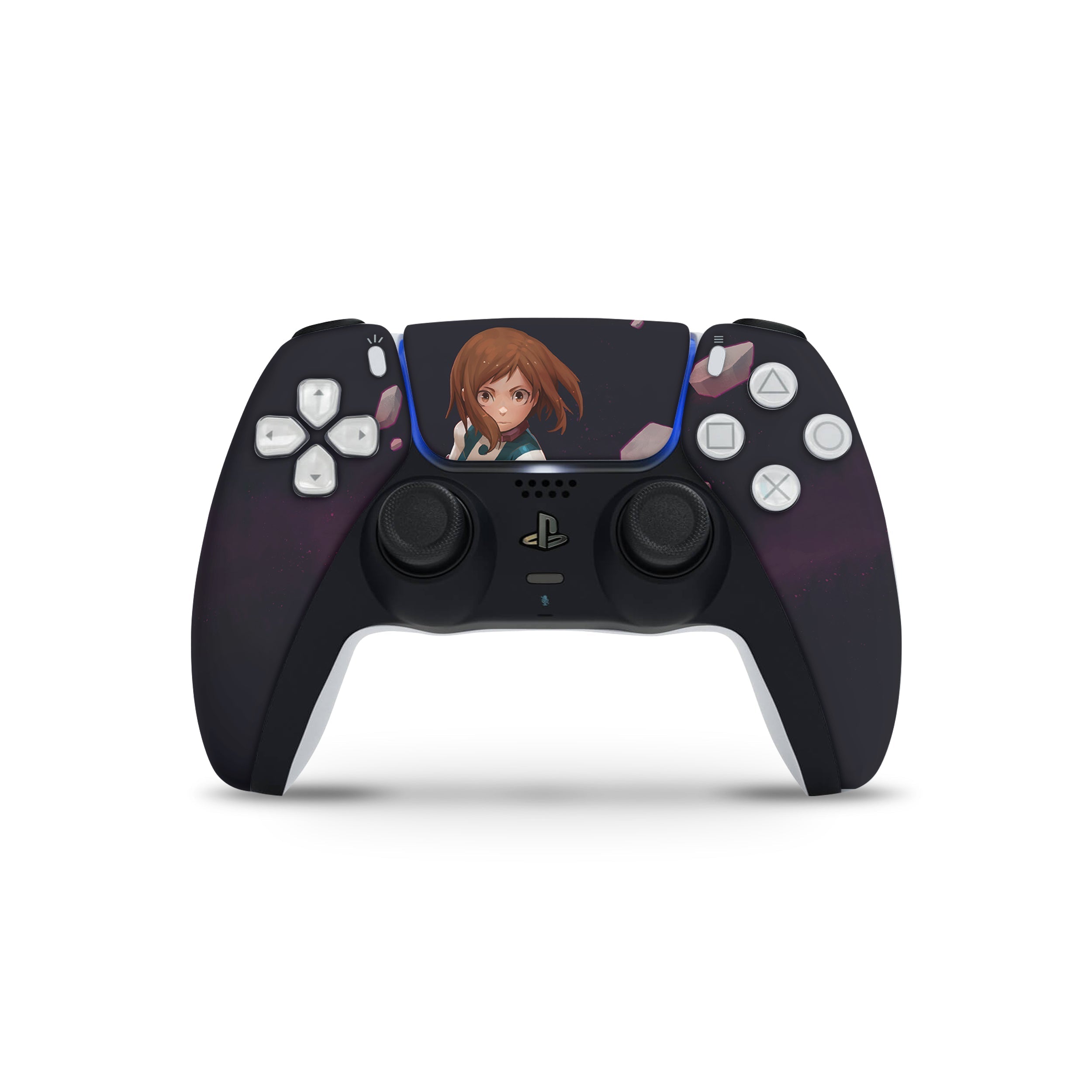 A video game skin featuring a Gravity Hero 1 design for the PS5 Controller.