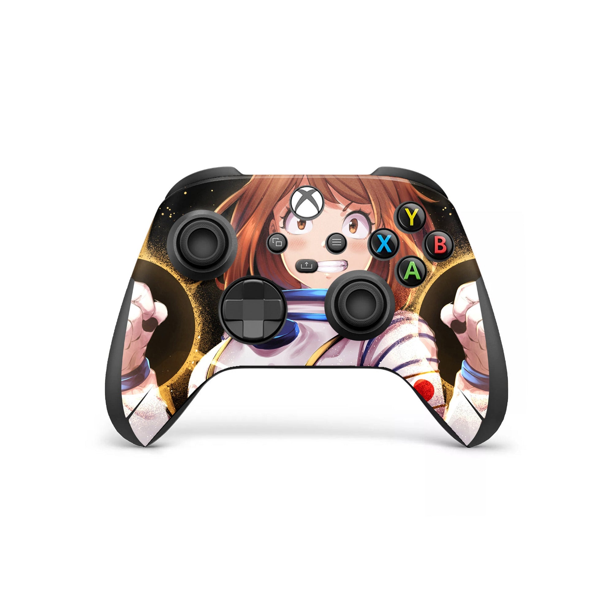 A video game skin featuring a Gravity Hero 4 design for the Xbox Series Wireless Controller.