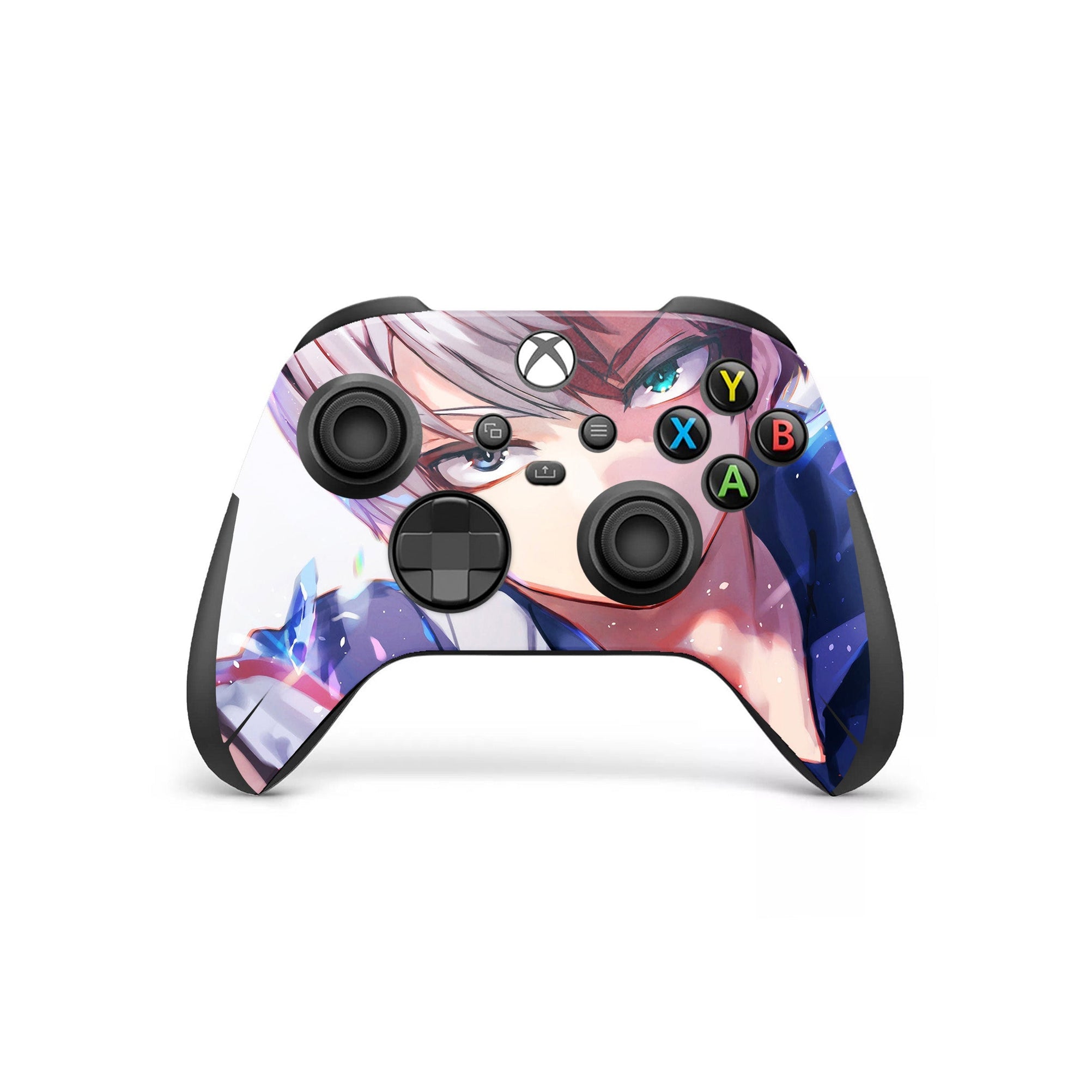 A video game skin featuring a Dual Elements 3 design for the Xbox Series X Controller.