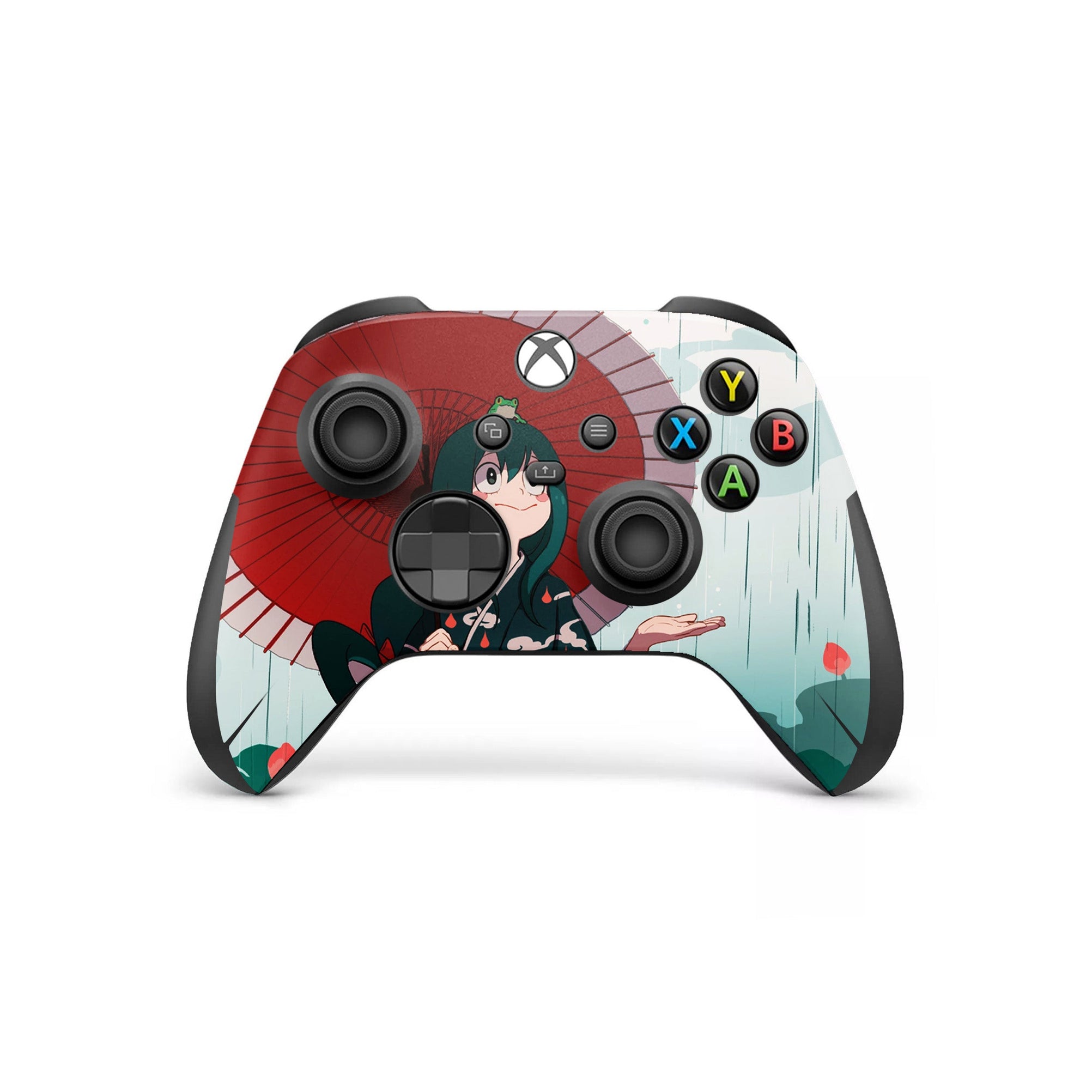 A video game skin featuring a Froppy Leap 1 design for the Xbox Series Wireless Controller.