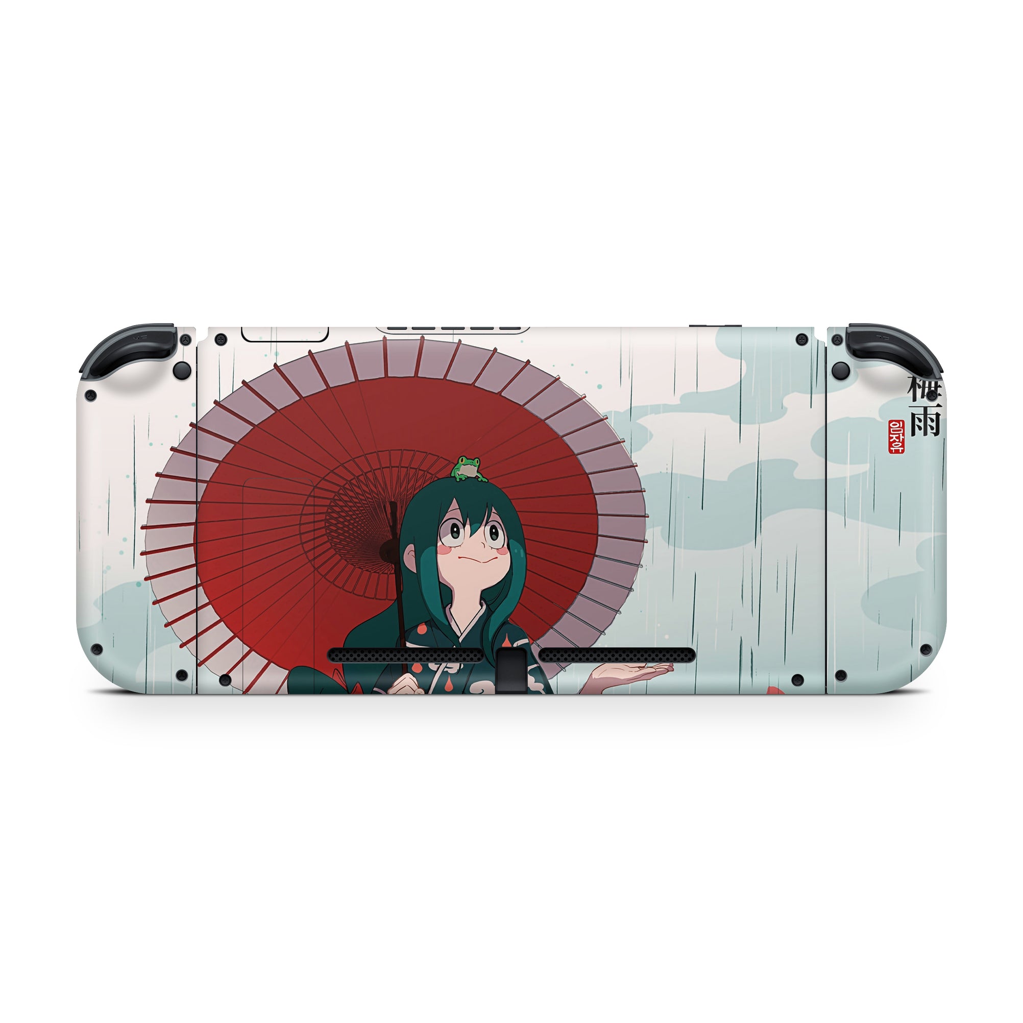 A video game skin featuring a Froppy Leap 1 design for the Nintendo Switch.