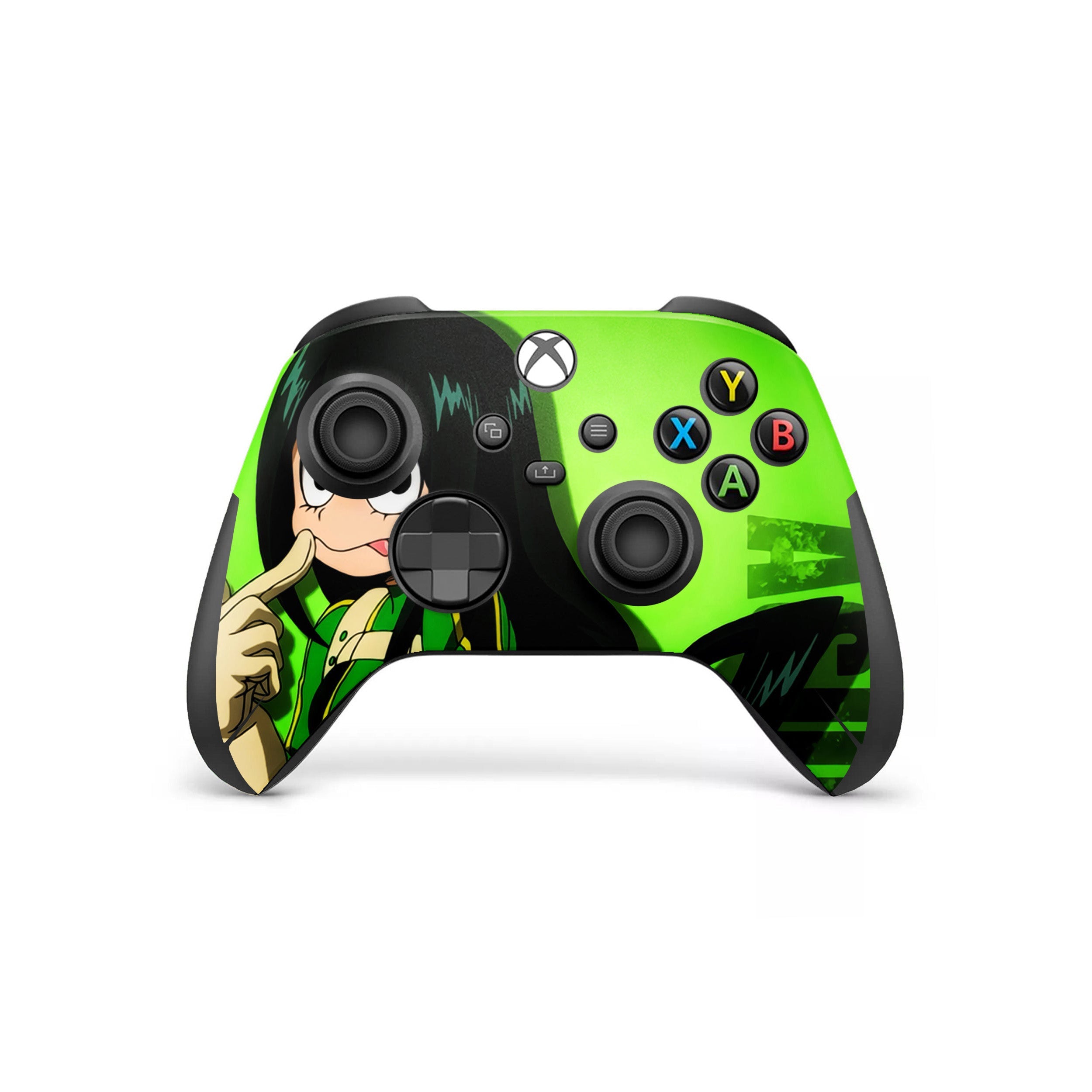 A video game skin featuring a Froppy Leap 2 design for the Xbox Series Wireless Controller.