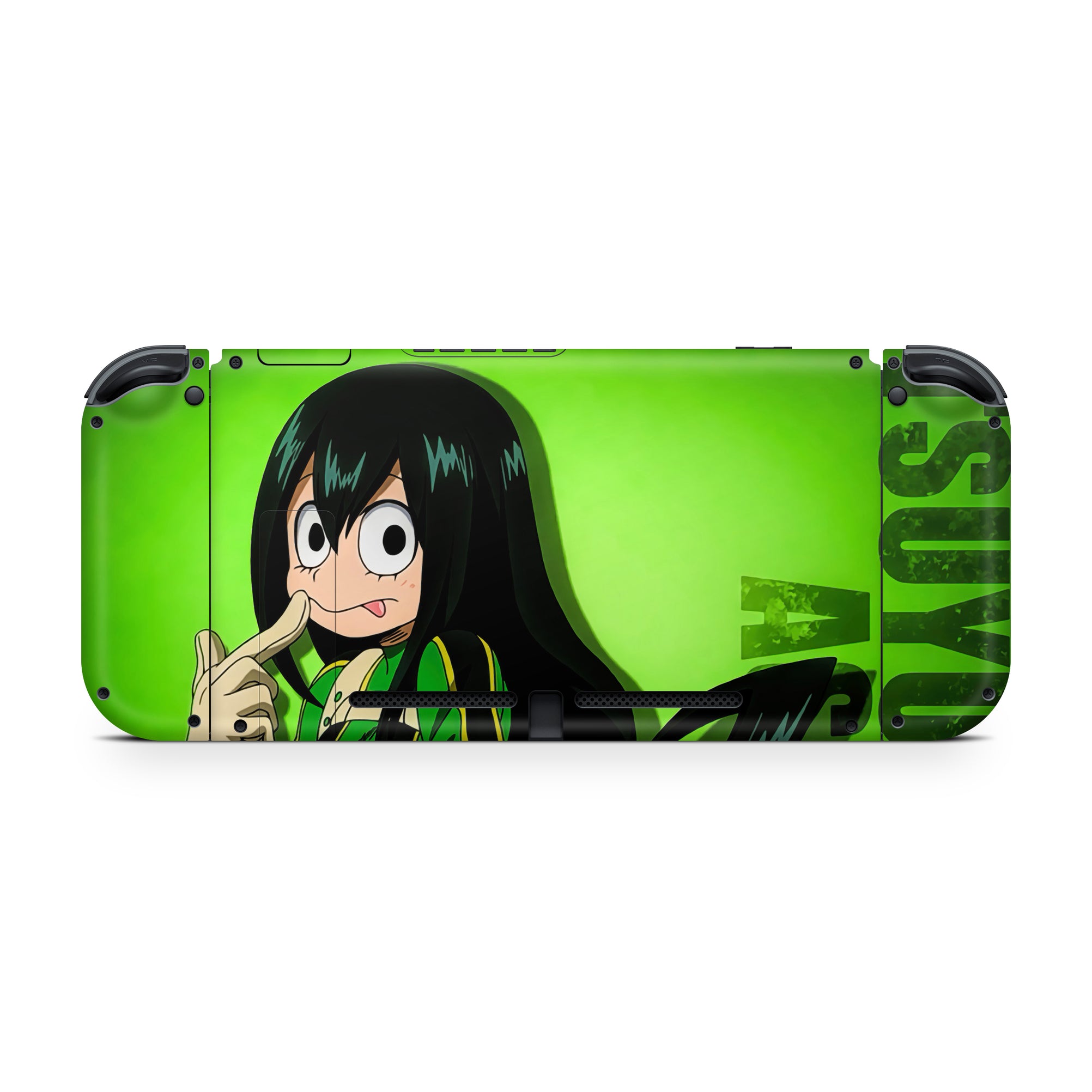 A video game skin featuring a Froppy Leap 2 design for the Nintendo Switch.