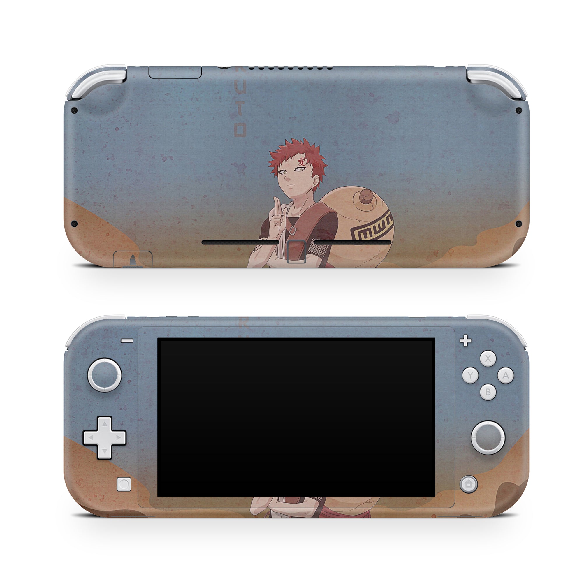 A video game skin featuring a Sand Manipulator 2 design for the Nintendo Switch Lite.