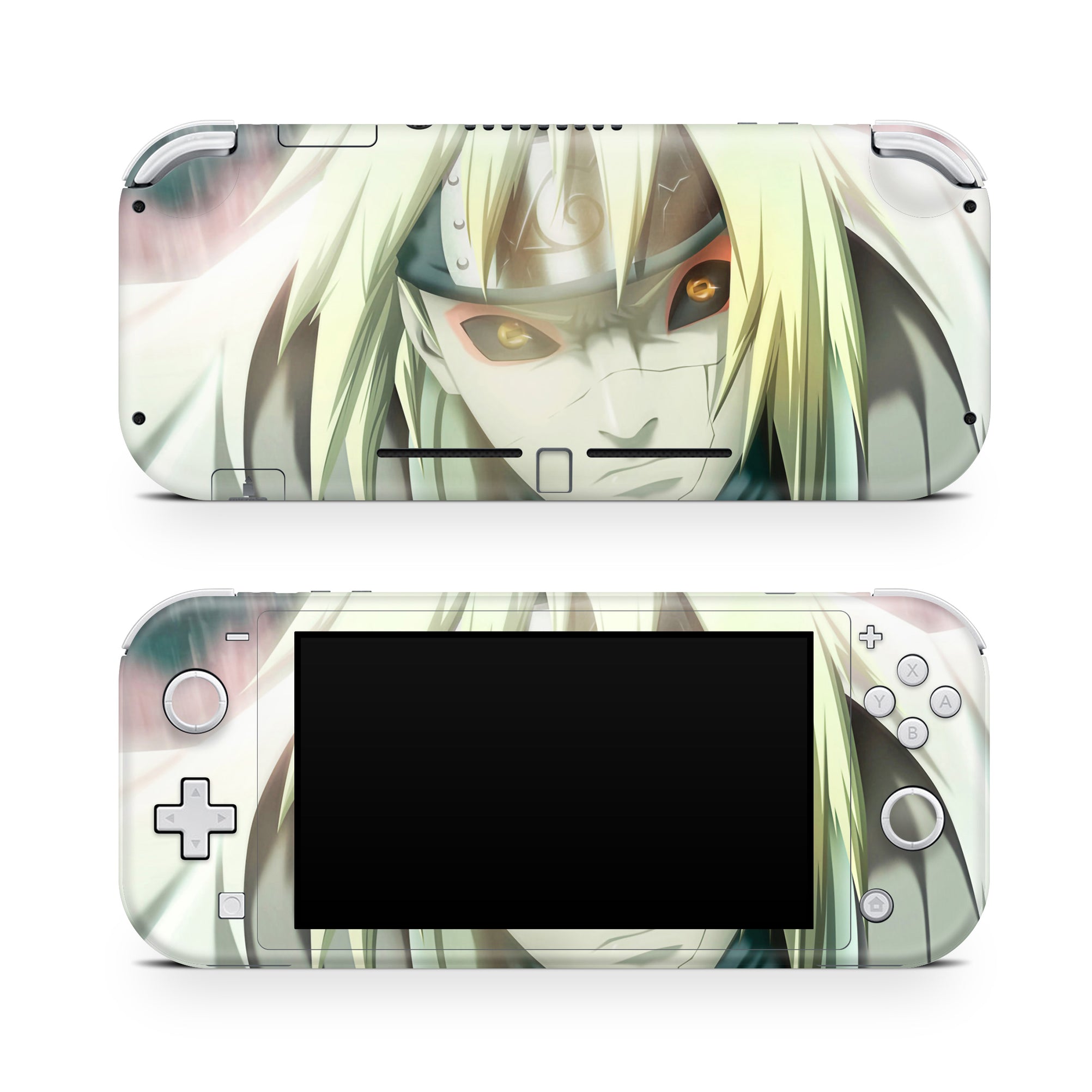 A video game skin featuring a Solar Streak 1 design for the Nintendo Switch Lite.