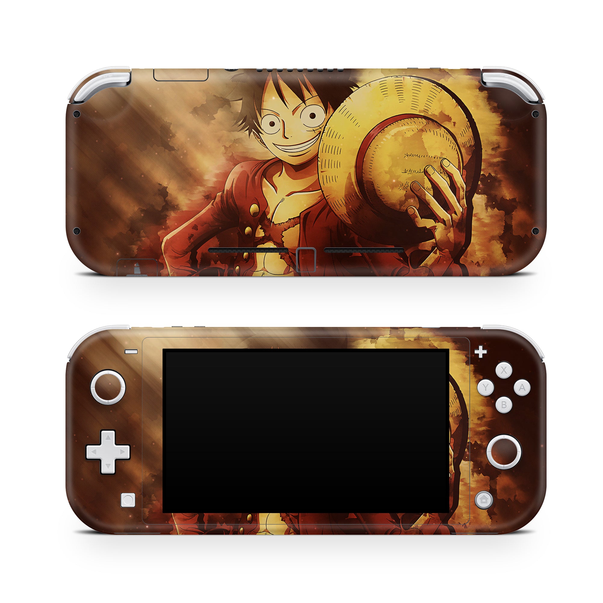 A video game skin featuring a Straw Hat Captain 8 design for the Nintendo Switch Lite.