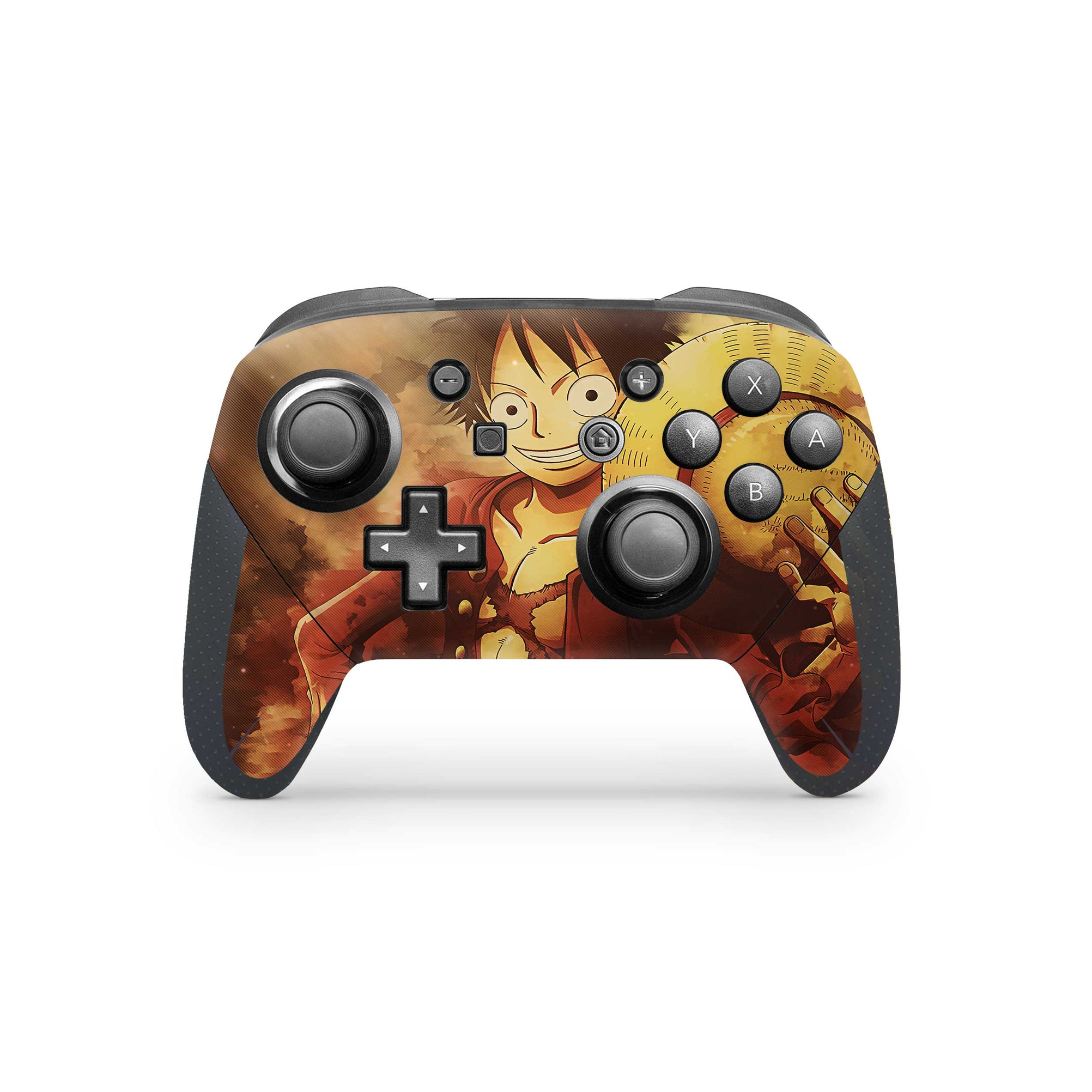 One Piece Monkey D Luffy Switch Pro Controller Skin (Version 8)