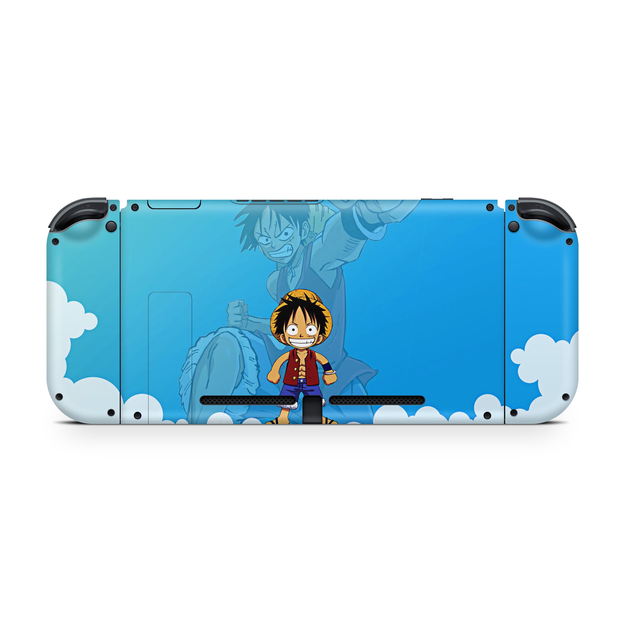 A video game skin featuring a Straw Hat Captain 9 design for the Nintendo Switch.