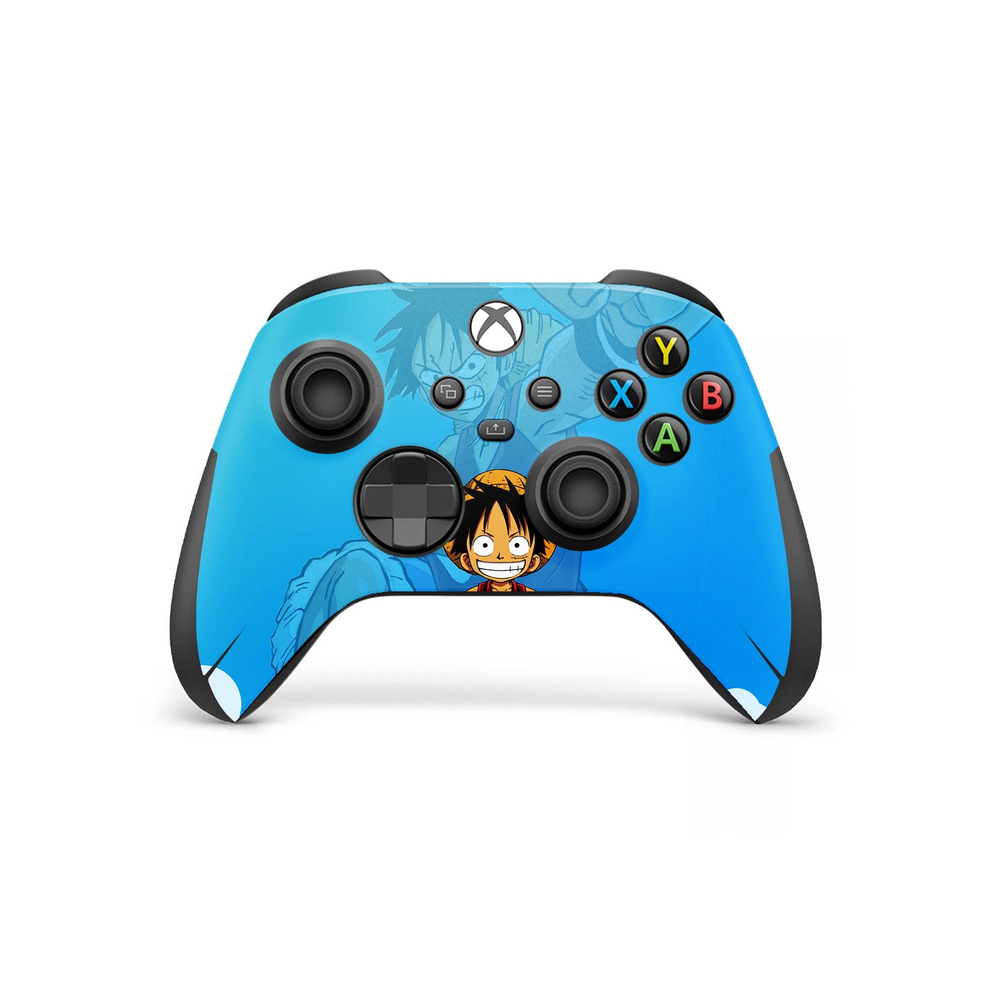 A video game skin featuring a Straw Hat Captain 9 design for the Xbox Series Wireless Controller.