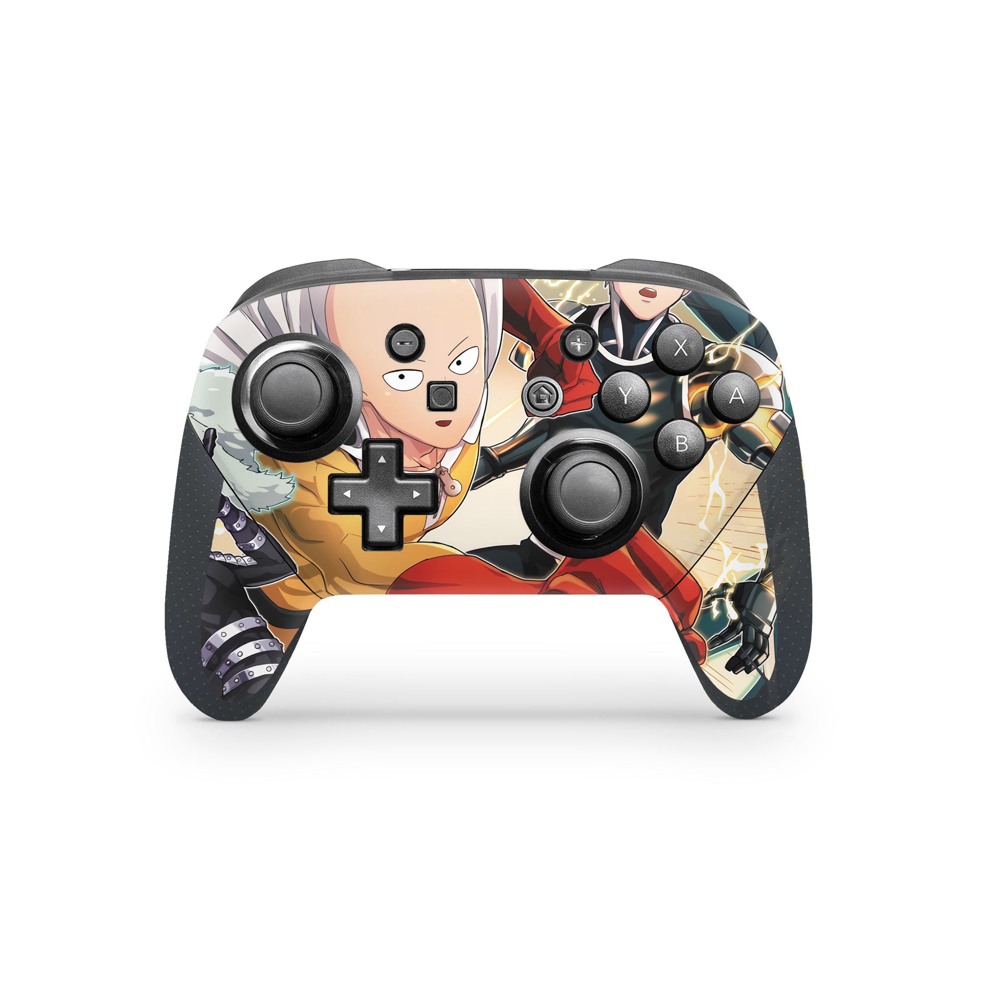 A video game skin featuring a Supreme Punch Master 1 design for the Nintendo Switch Pro Controller.