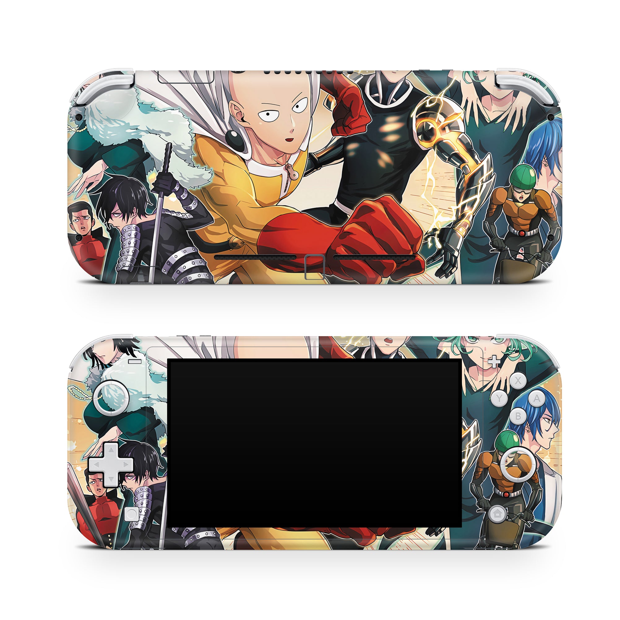 A video game skin featuring a Supreme Punch Master 1 design for the Nintendo Switch Lite.