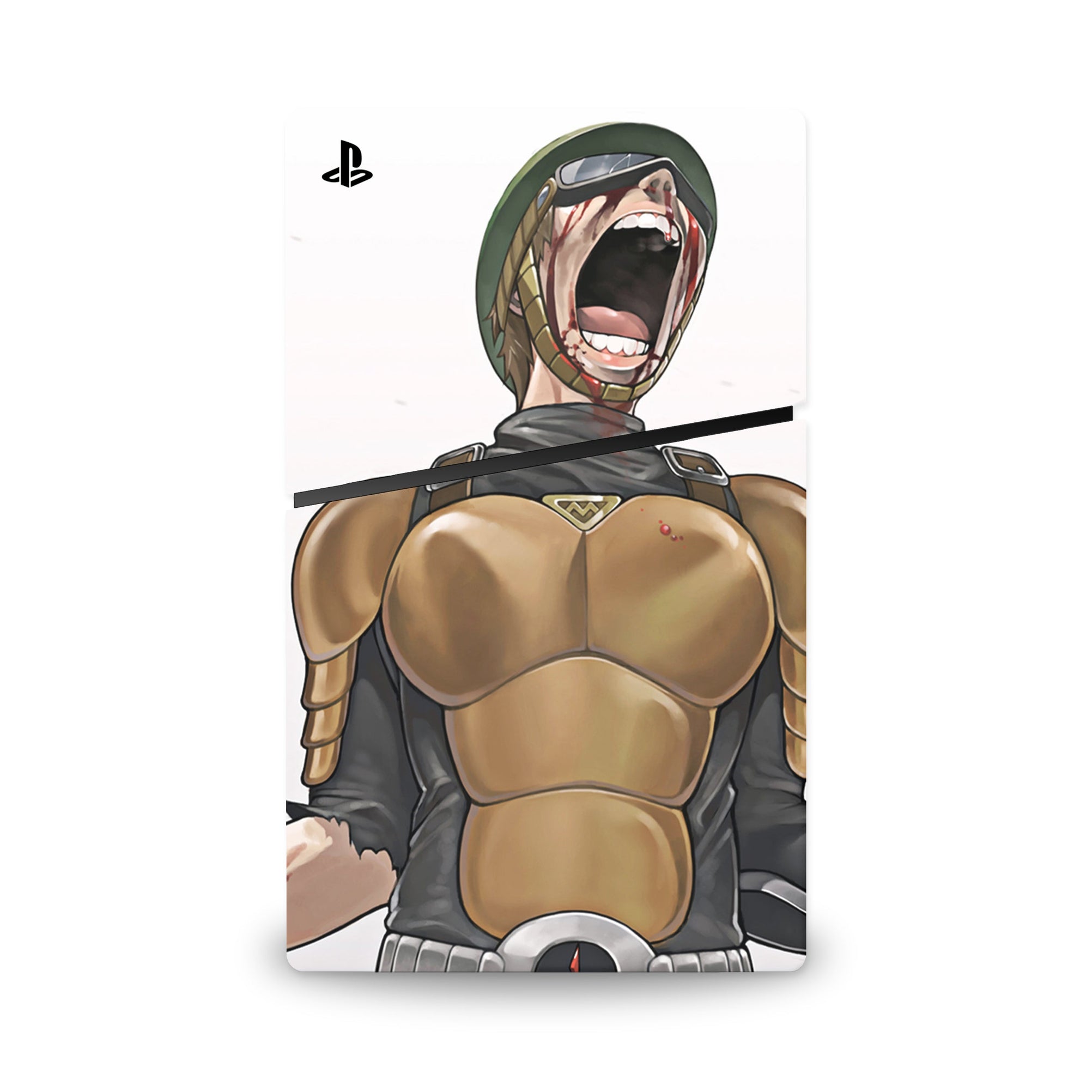 A video game skin featuring a Supreme Punch Master 4 design for the PS5 Slim.