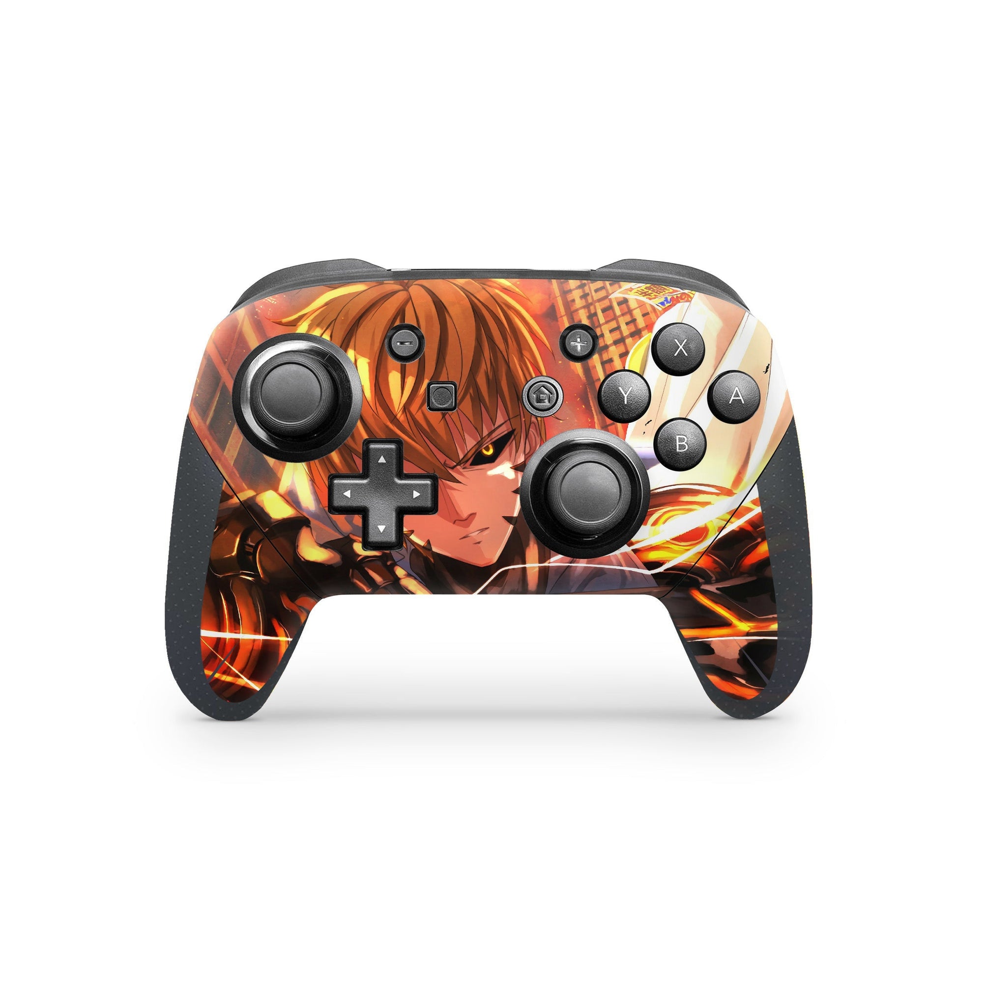 A video game skin featuring a Supreme Punch Master 4 design for the Nintendo Switch Pro Controller.