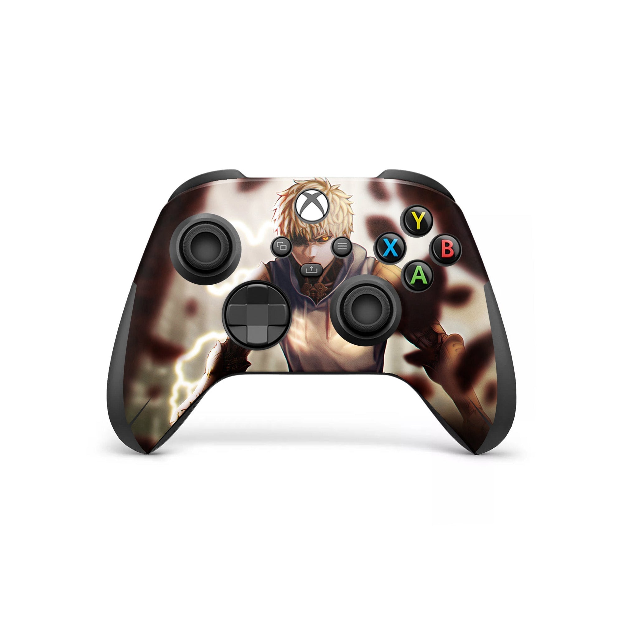 A video game skin featuring a Cyborg Apprentice 4 design for the Xbox Series X Controller.