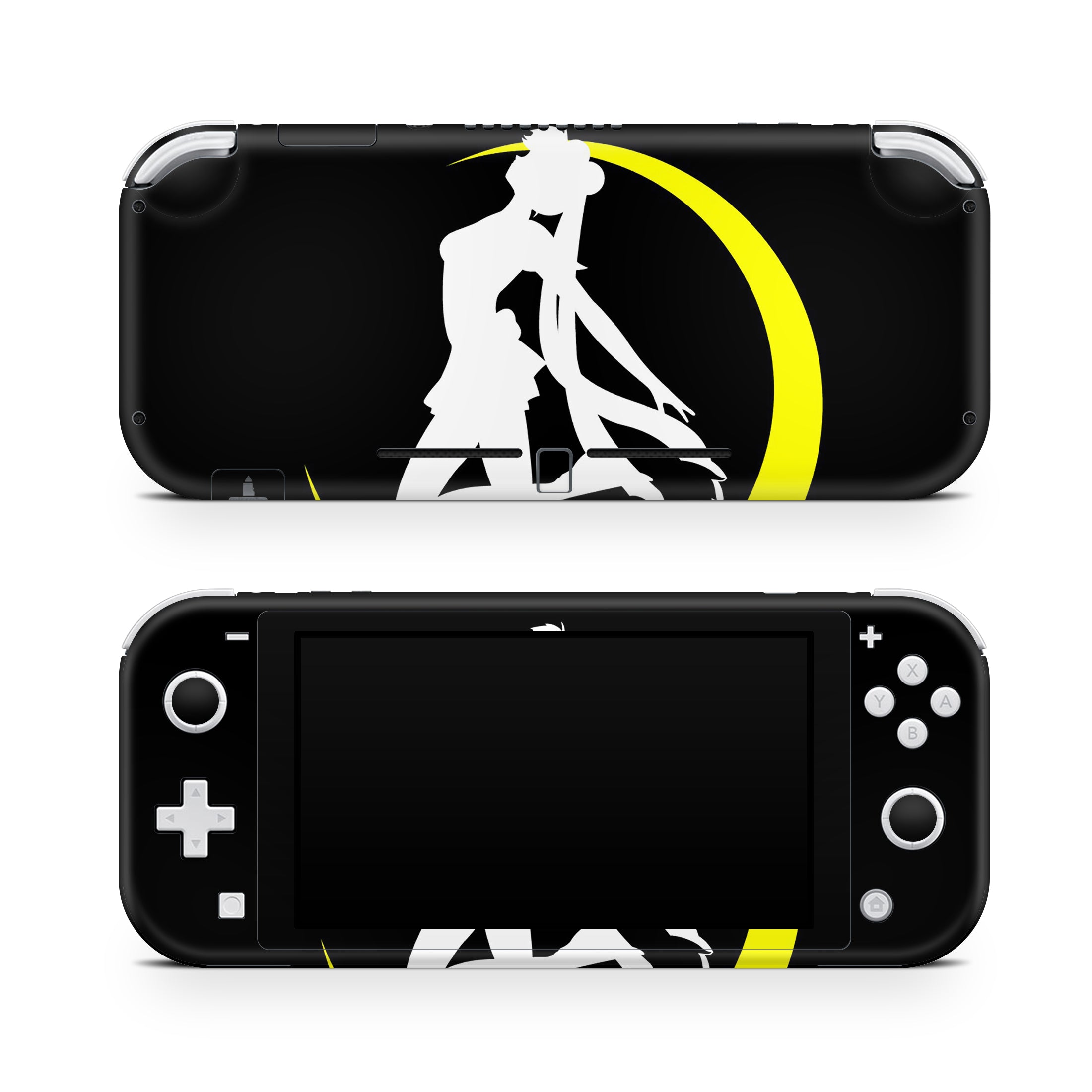 A video game skin featuring a Moon Princess 2 design for the Nintendo Switch Lite.