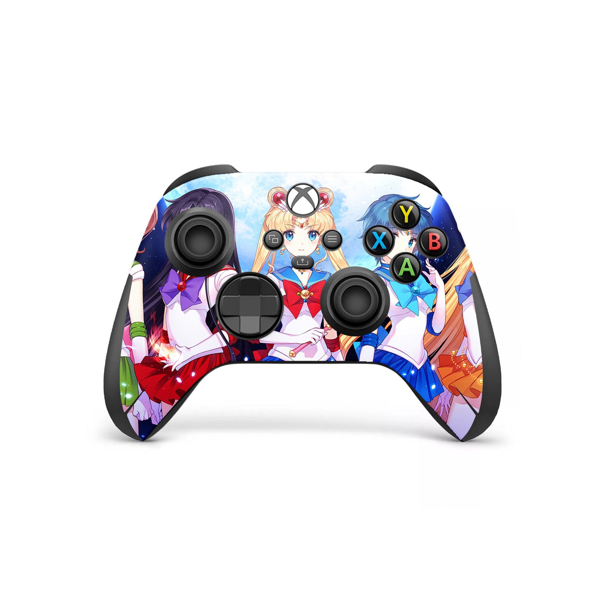 A video game skin featuring a Moon Princess 5 design for the Xbox Series Wireless Controller.