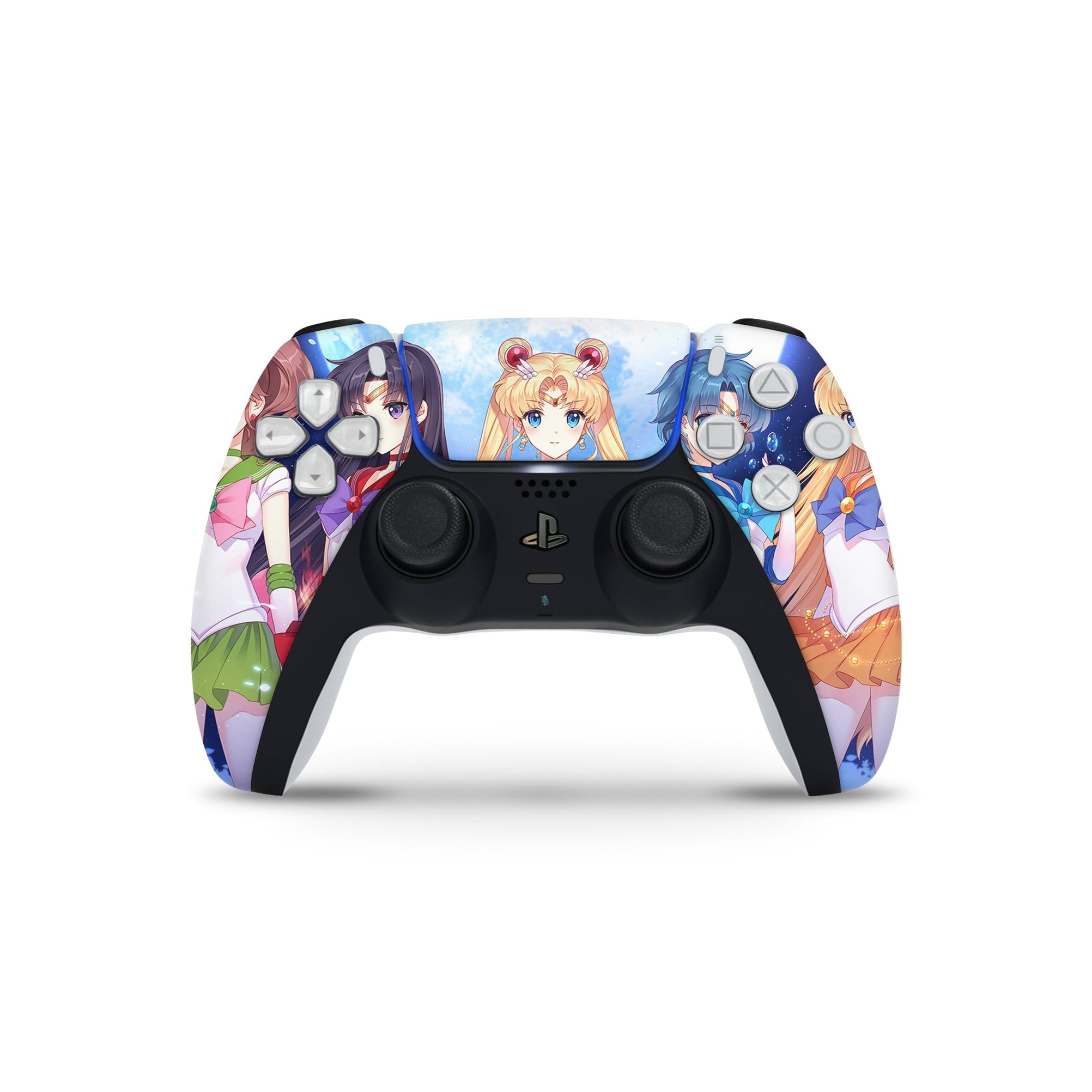 A video game skin featuring a Moon Princess 5 design for the PS5 Controller.