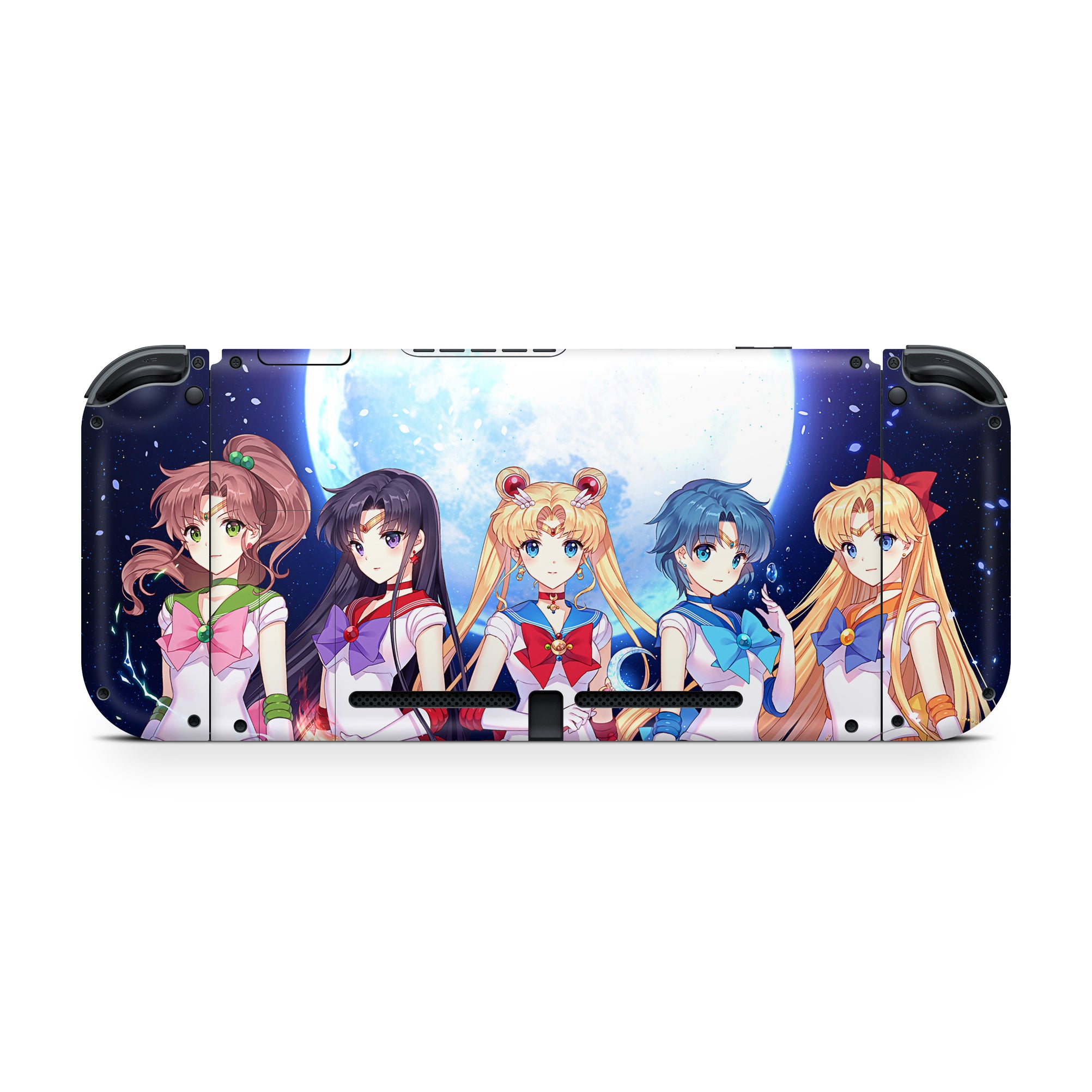 A video game skin featuring a Moon Princess 5 design for the Nintendo Switch.