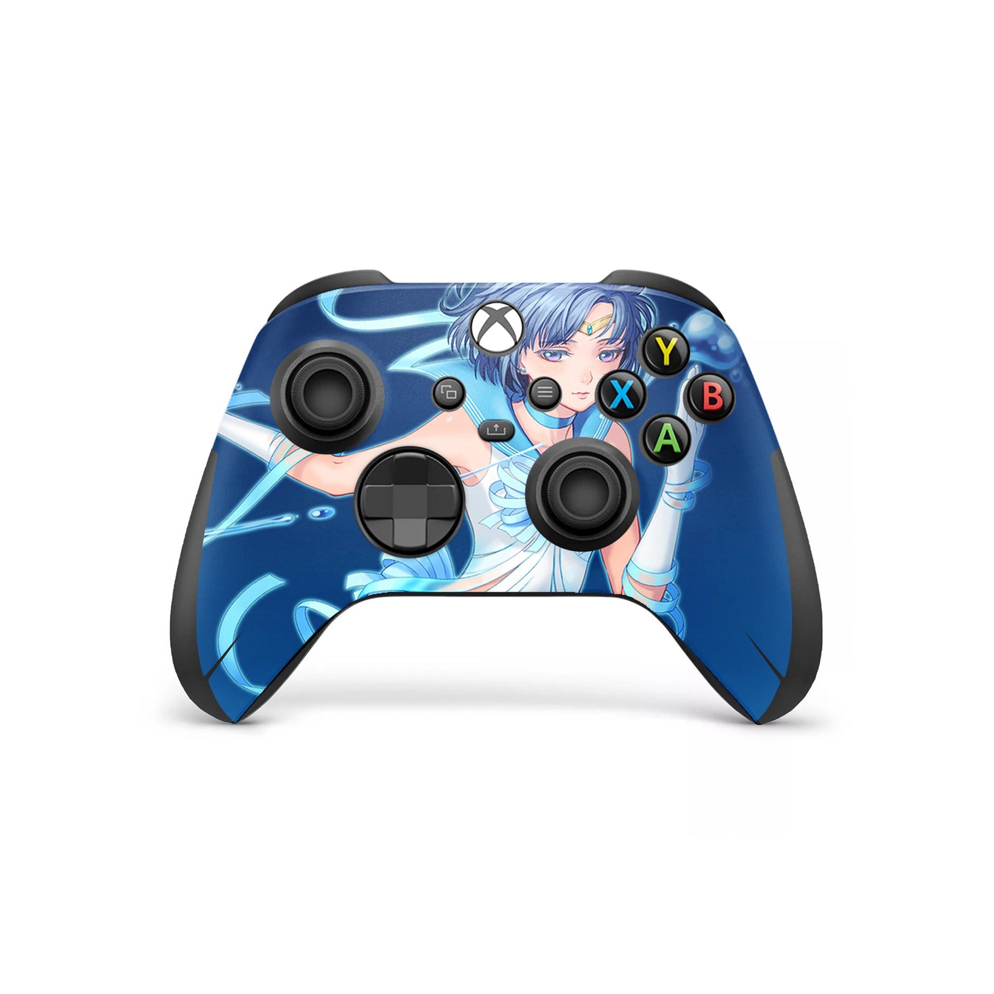 A video game skin featuring a Guardian of Water 1 design for the Xbox Series X Controller.