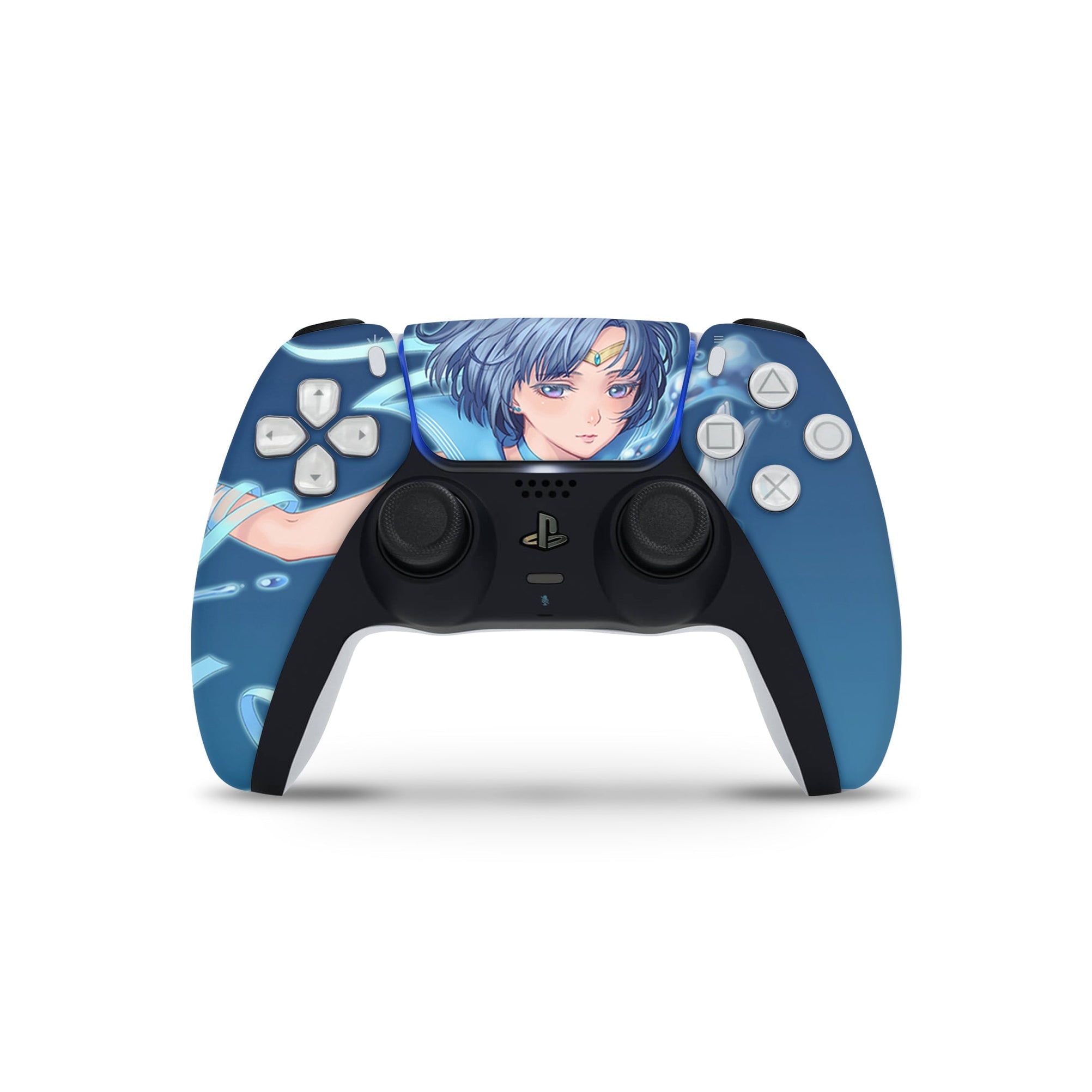 A video game skin featuring a Guardian of Water 1 design for the PS5 Controller.