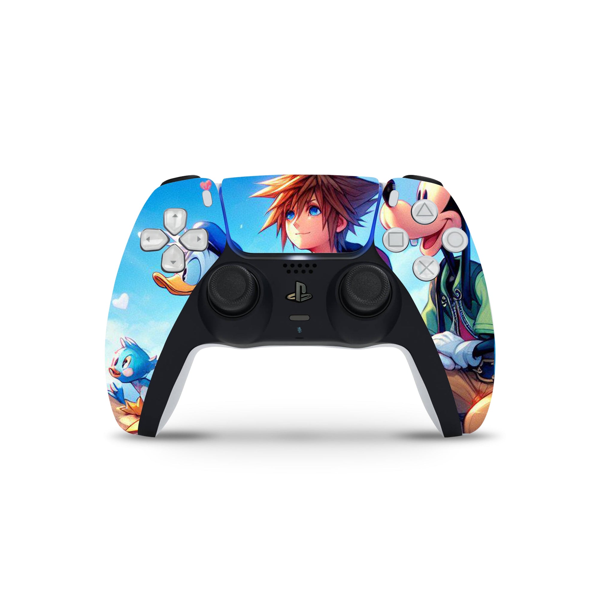 A video game skin featuring a Keyblade Warrior 7 design for the PS5 Controller.