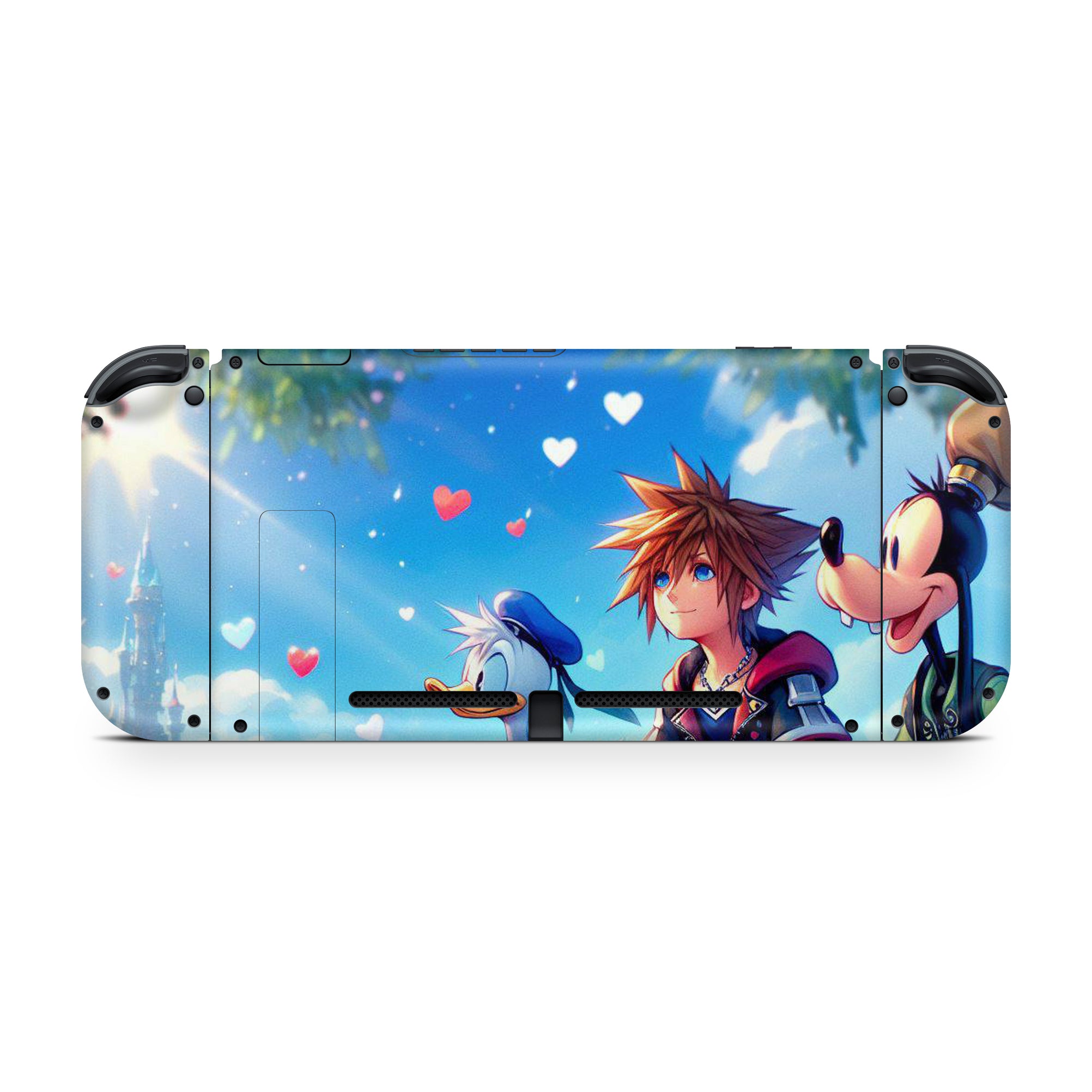 A video game skin featuring a Keyblade Warrior 7 design for the Nintendo Switch.