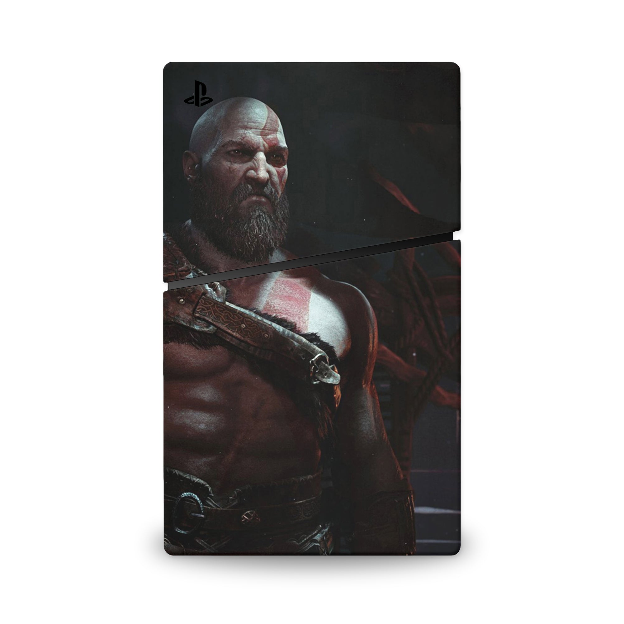 A video game skin featuring a Spartan Legend 2 design for the PS5 Slim.