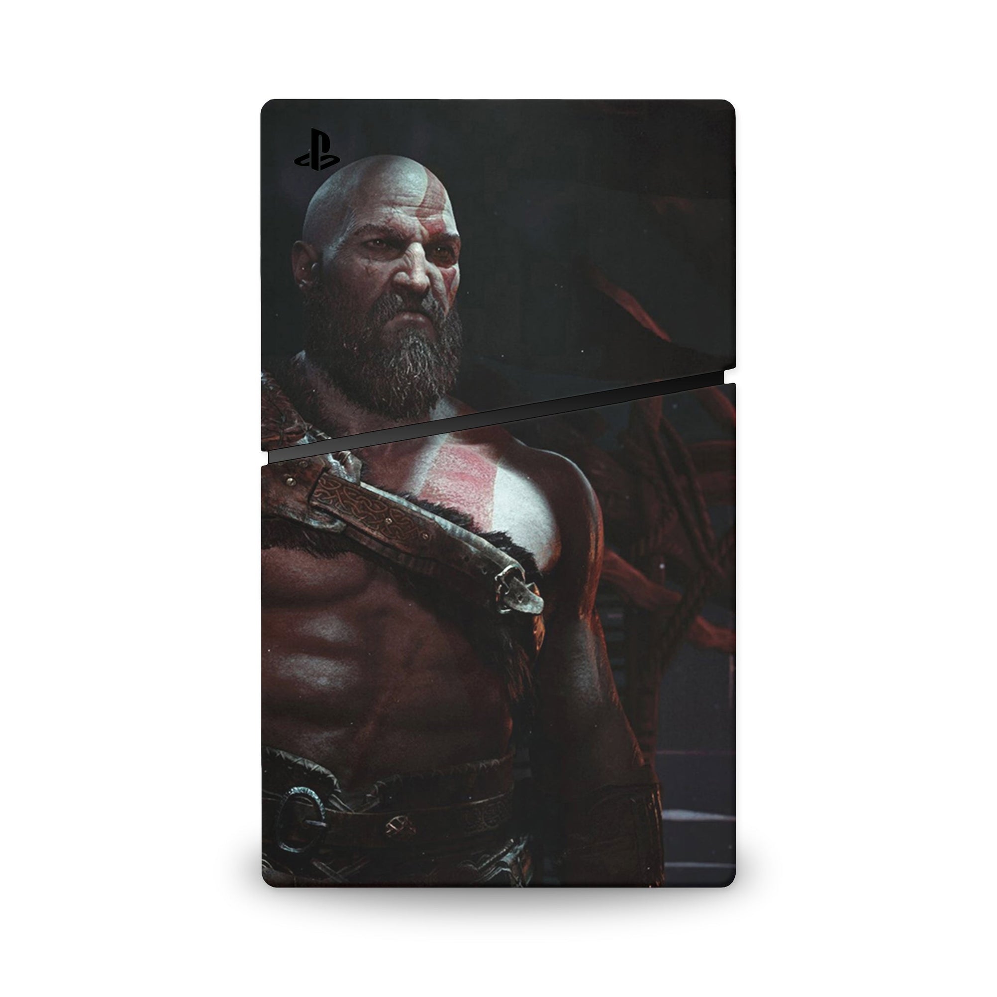 A video game skin featuring a Spartan Legend 2 design for the PS5 Slim Digital.