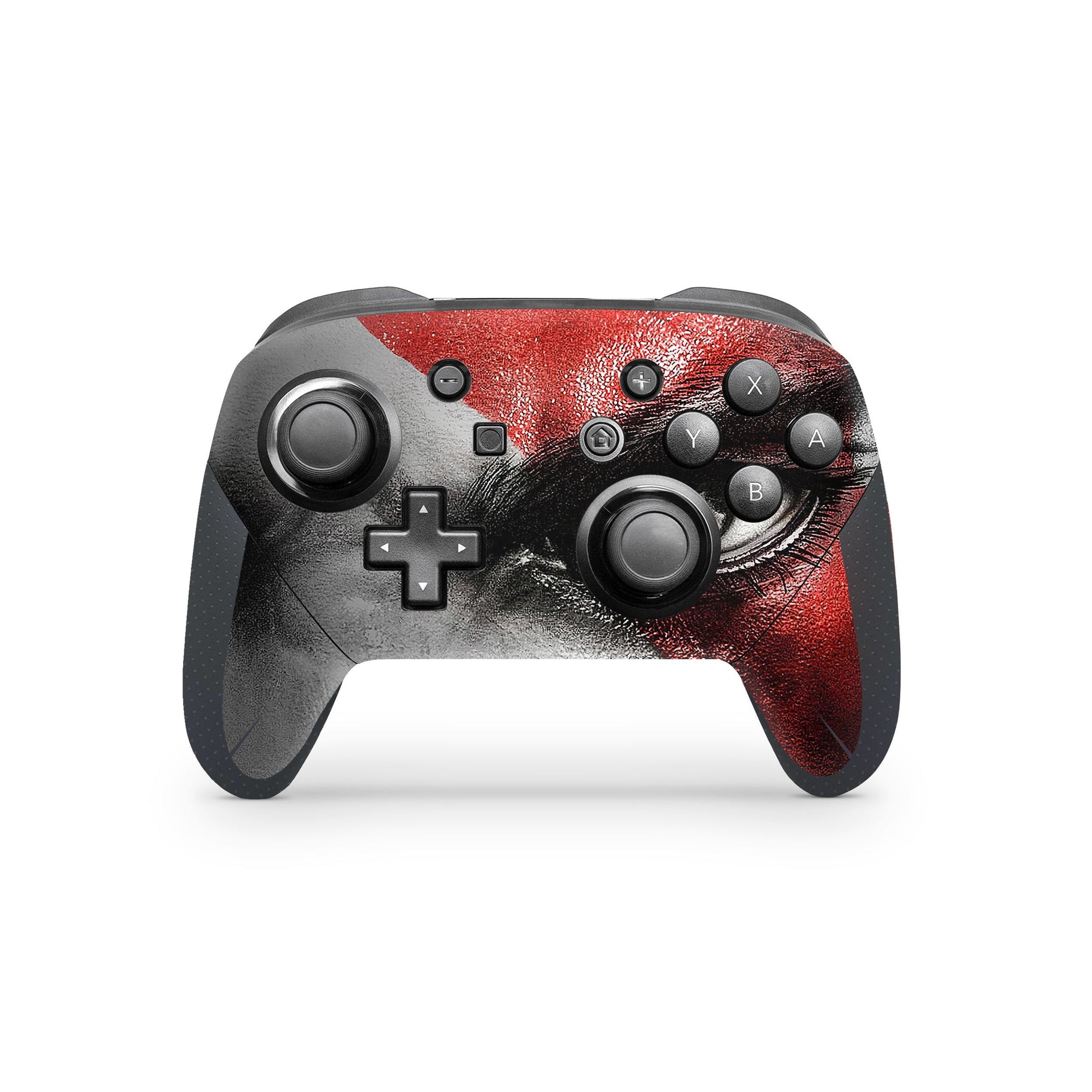 A video game skin featuring a Spartan Legend 3 design for the Nintendo Switch Pro Controller.