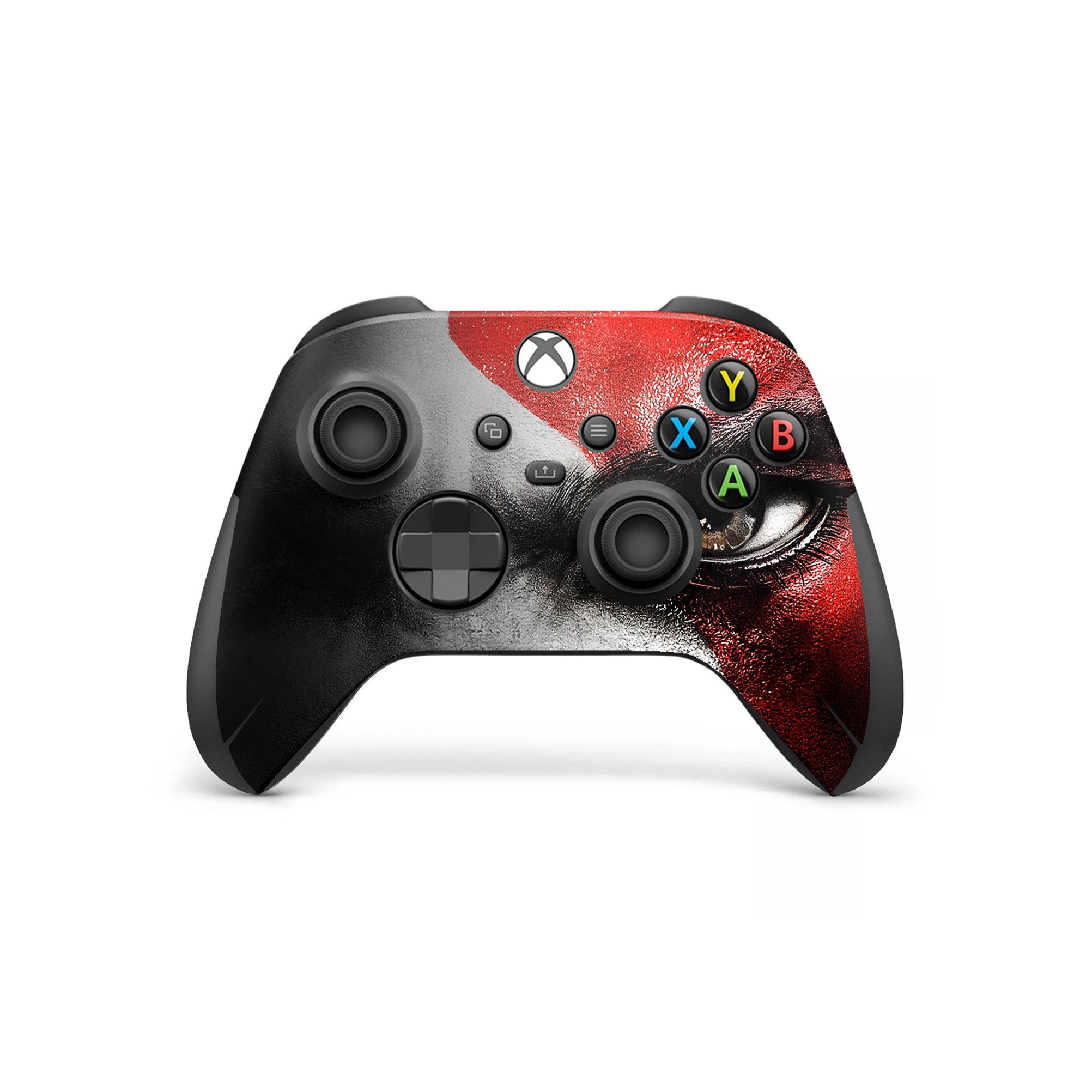 A video game skin featuring a Spartan Legend 3 design for the Xbox Series Wireless Controller.