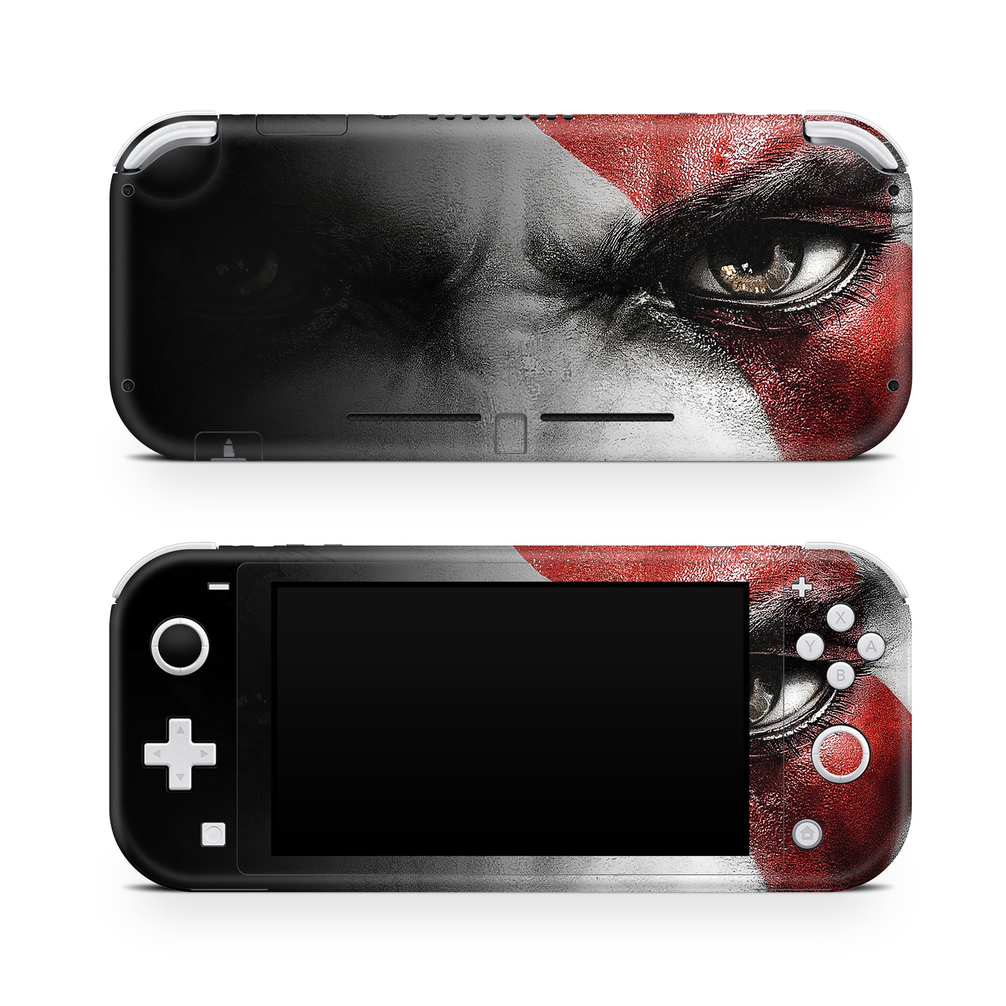 A video game skin featuring a Spartan Legend 3 design for the Nintendo Switch Lite.