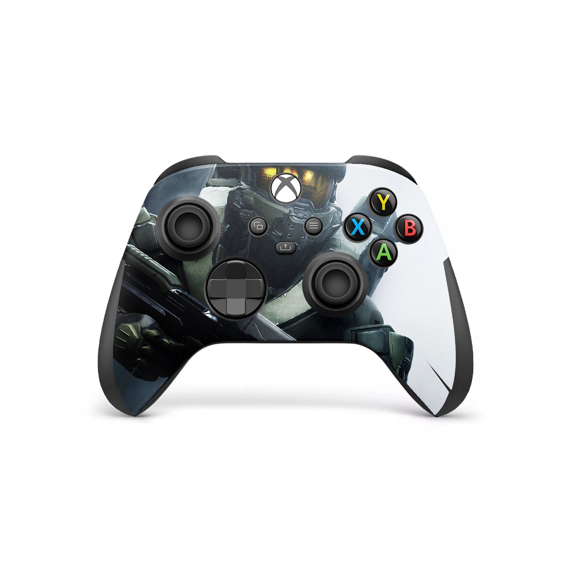 A video game skin featuring a Spartan Vanguard 1 design for the Xbox Series X Controller.