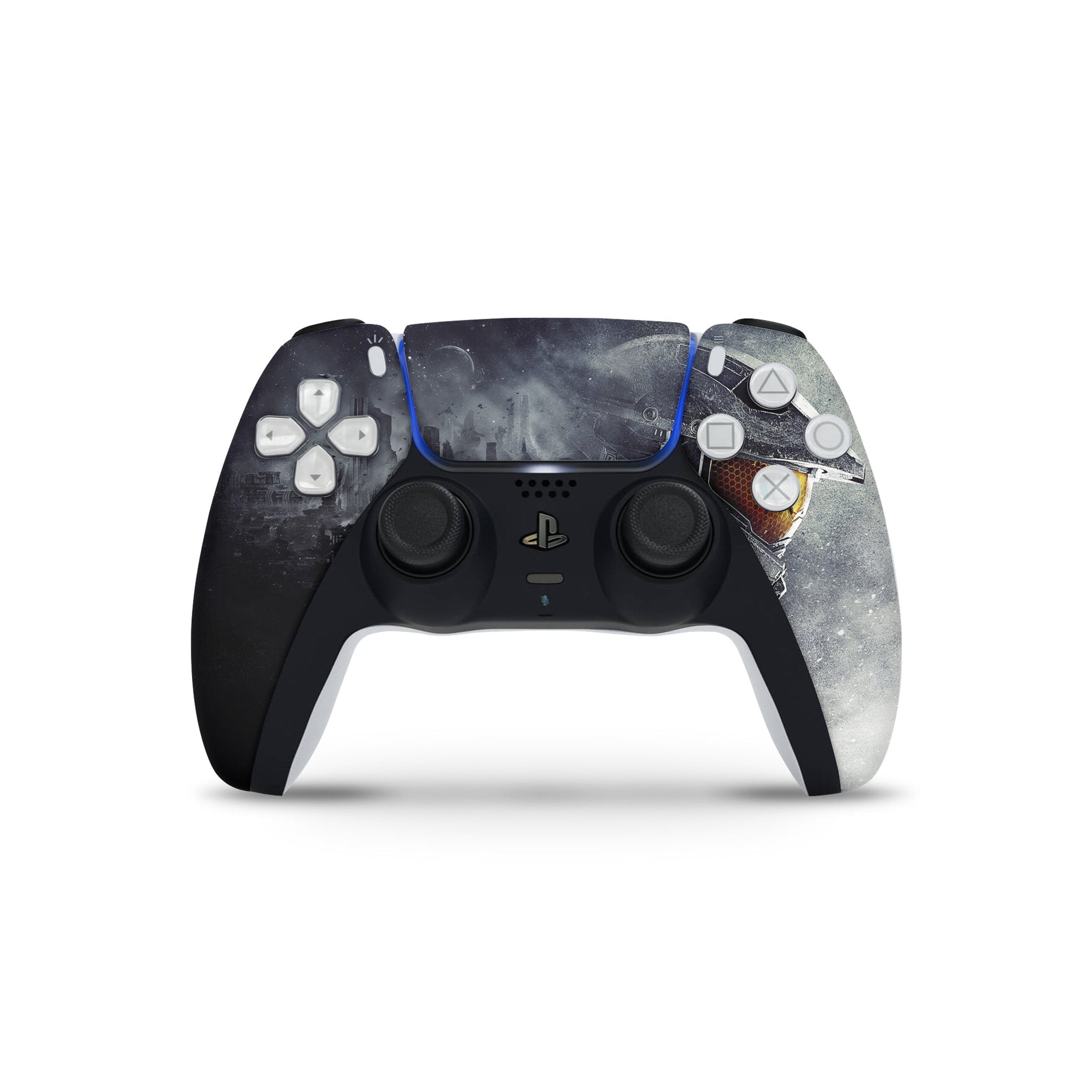 A video game skin featuring a Spartan Vanguard 2 design for the PS5 Controller.