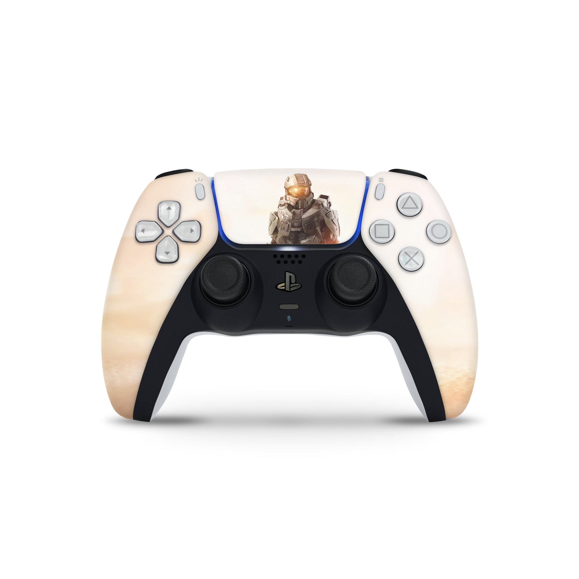 A video game skin featuring a Spartan Vanguard 5 design for the PS5 Controller.