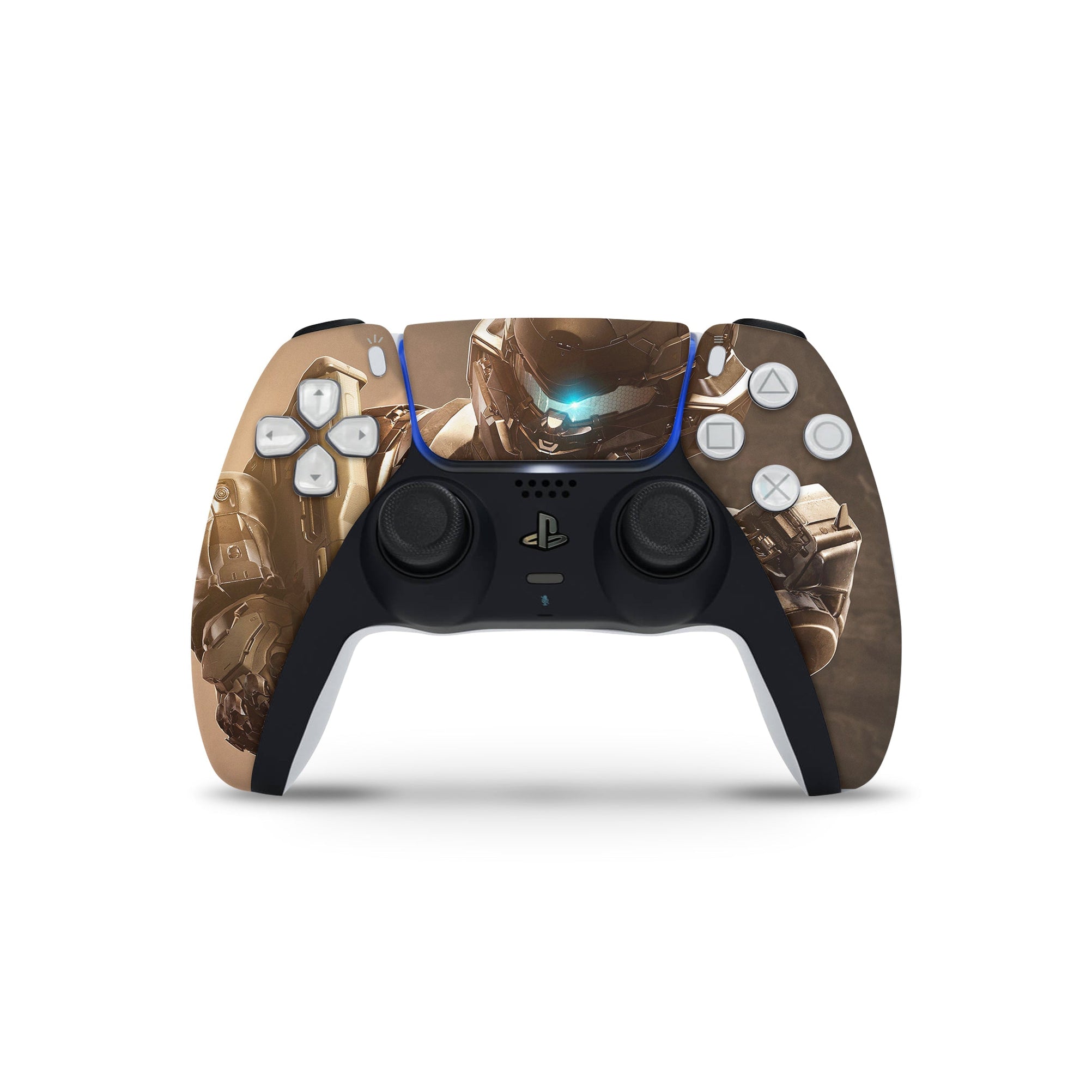 A video game skin featuring a Spartan Vanguard 6 design for the PS5 Controller.