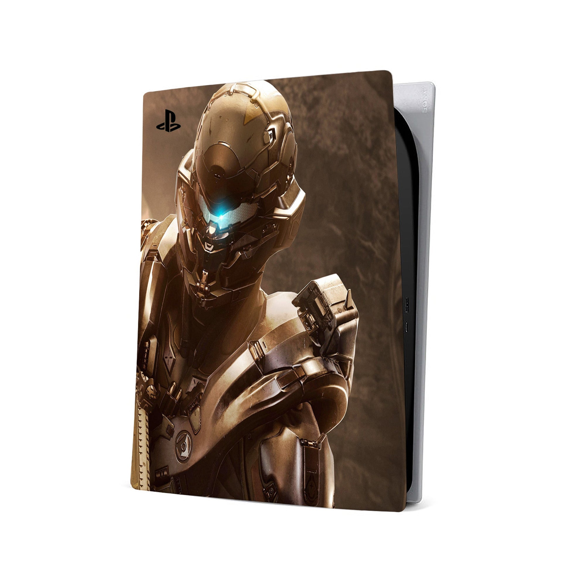 A video game skin featuring a Spartan Vanguard 6 design for the PS5 Digital.