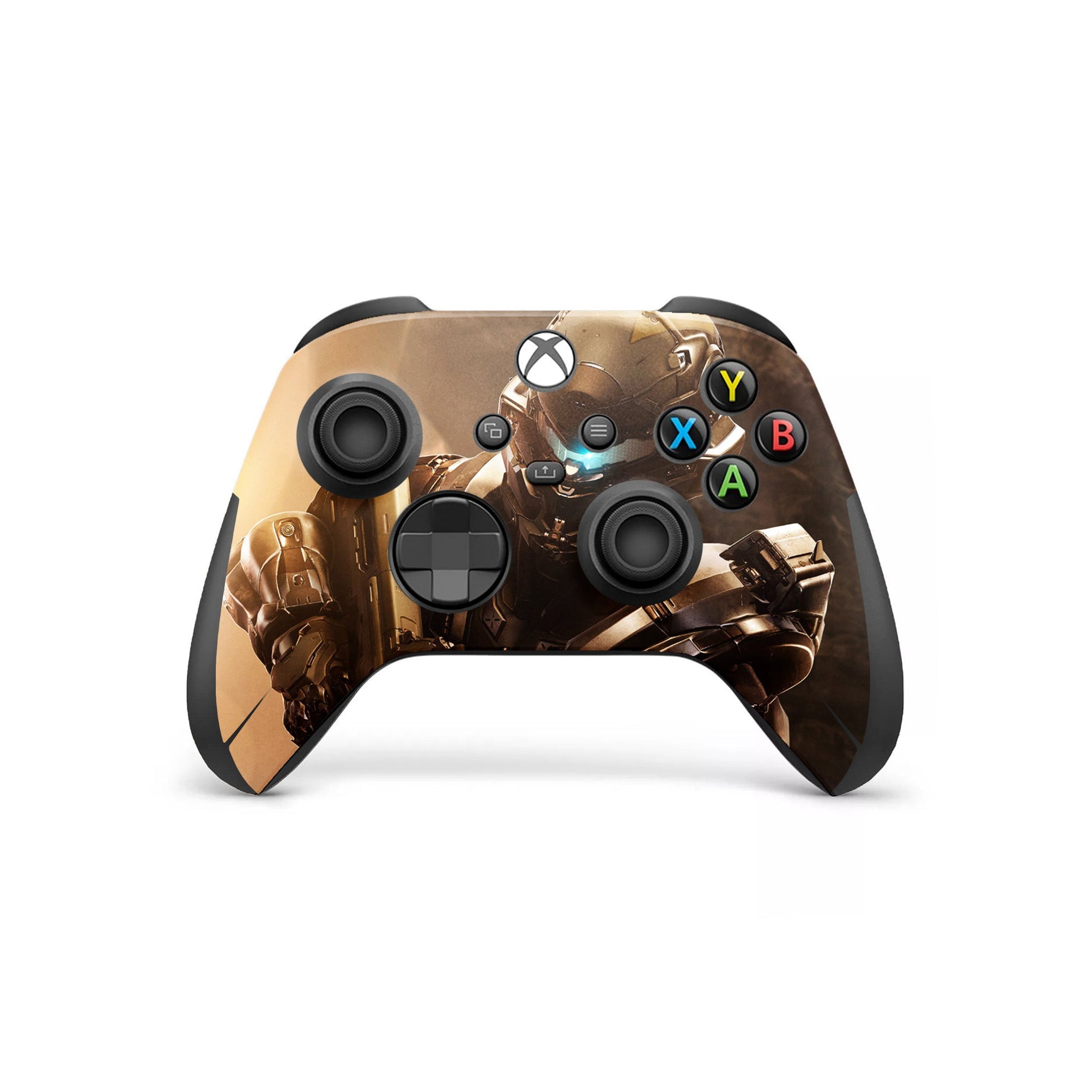 A video game skin featuring a Spartan Vanguard 6 design for the Xbox Series Wireless Controller.