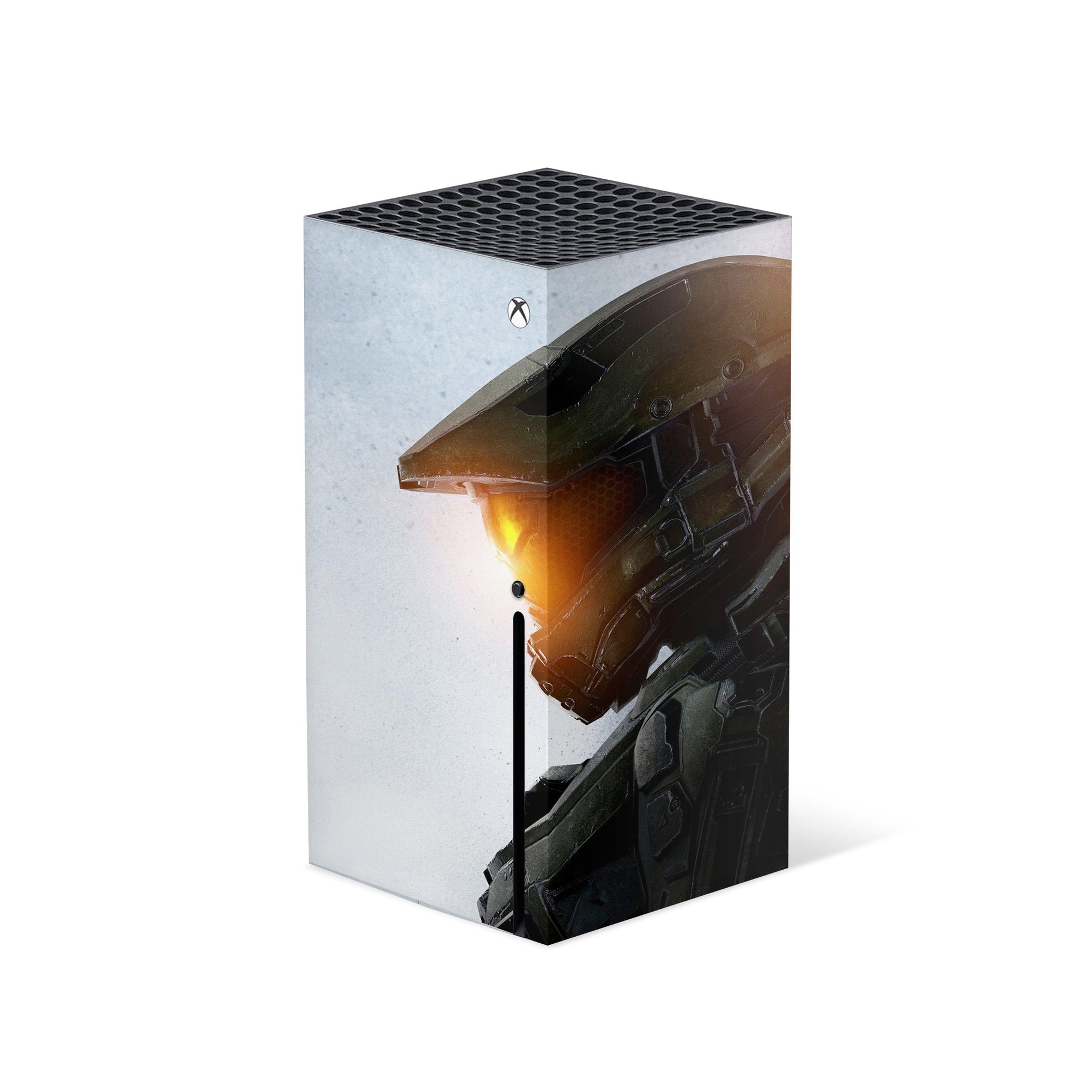 A video game skin featuring a Spartan Vanguard 7 design for the Xbox Series X.