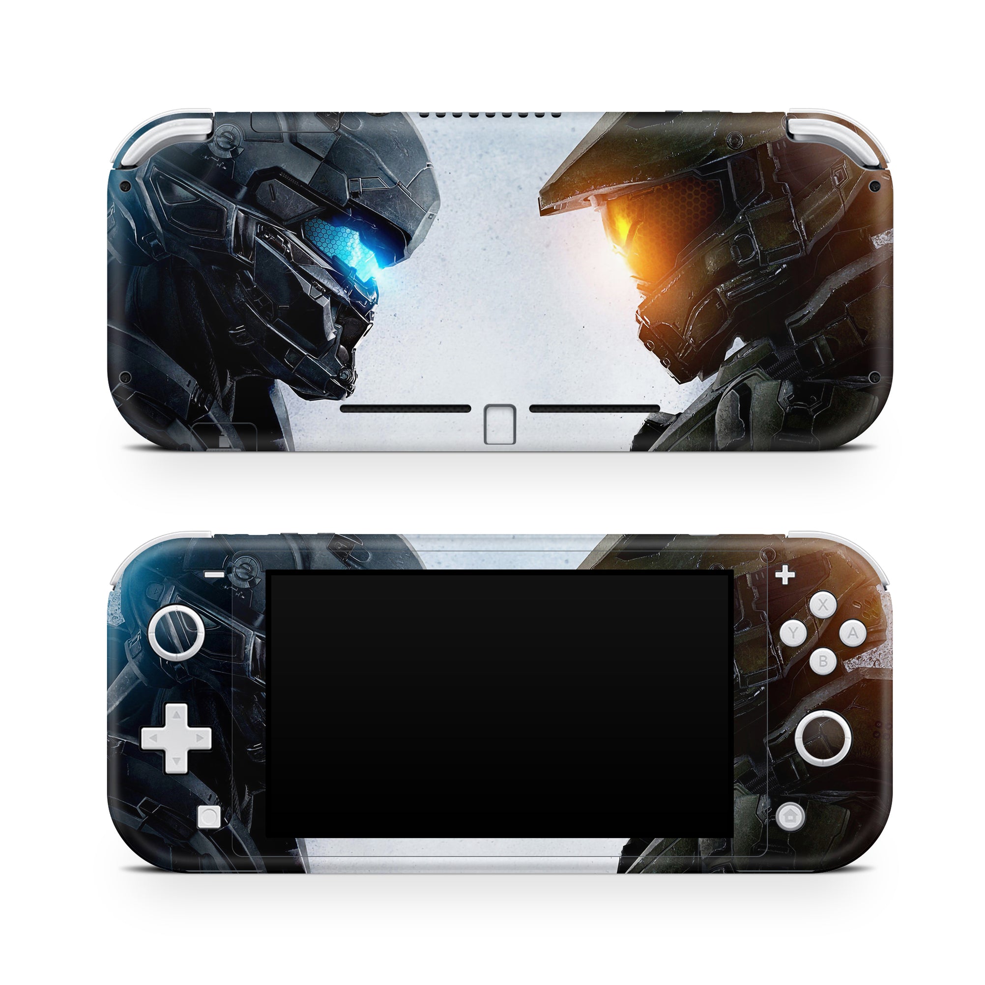 A video game skin featuring a Spartan Vanguard 7 design for the Nintendo Switch Lite.