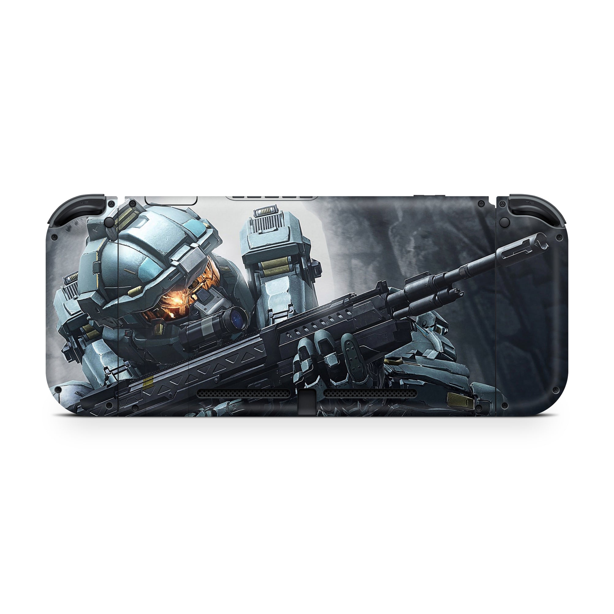 A video game skin featuring a Spartan Vanguard 9 design for the Nintendo Switch.